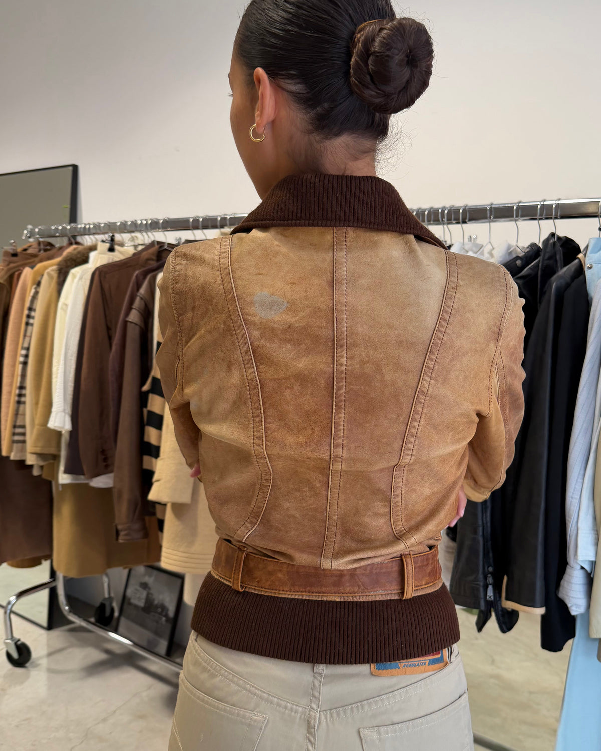 The duna leather jacket