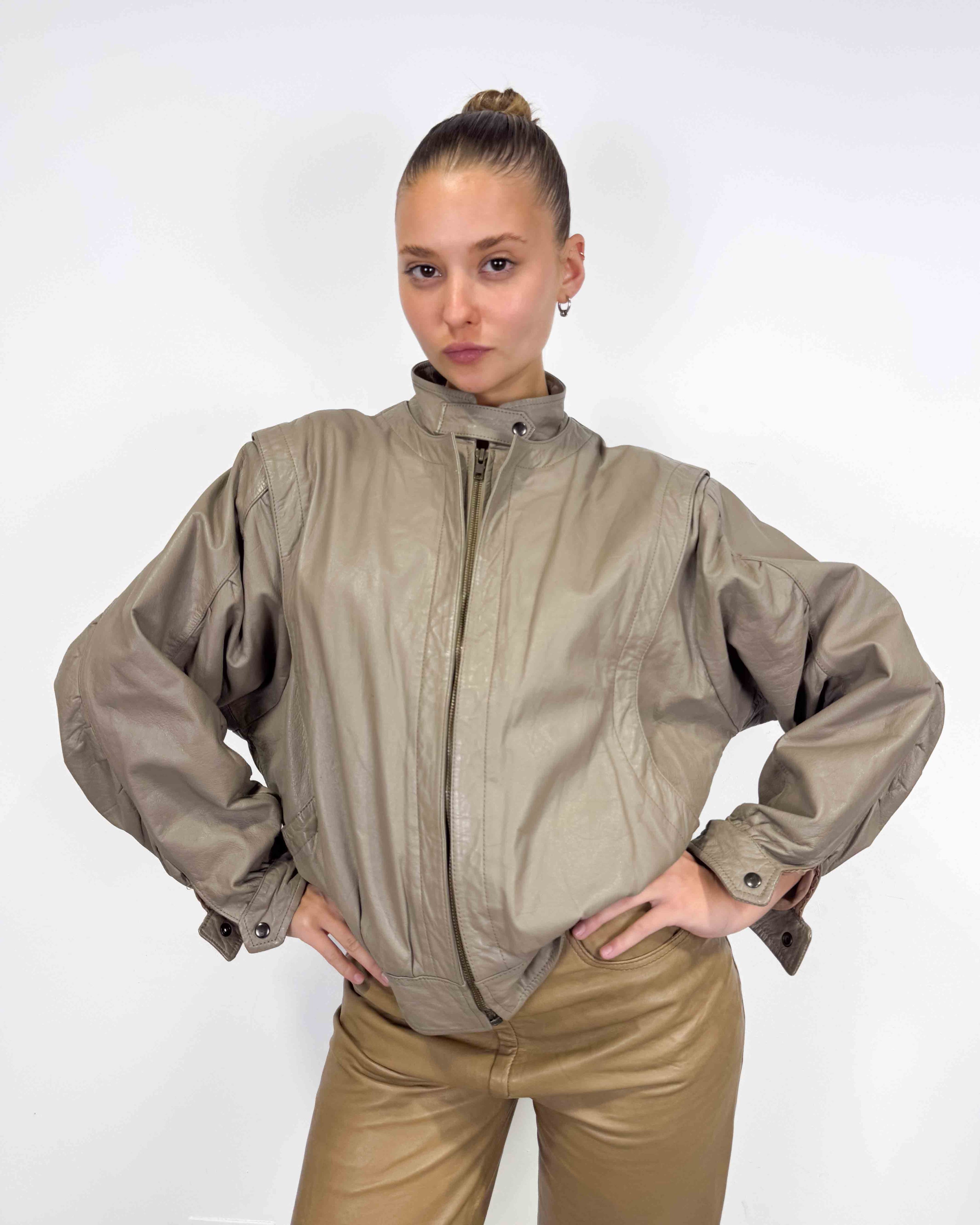 The olaya leather jacket