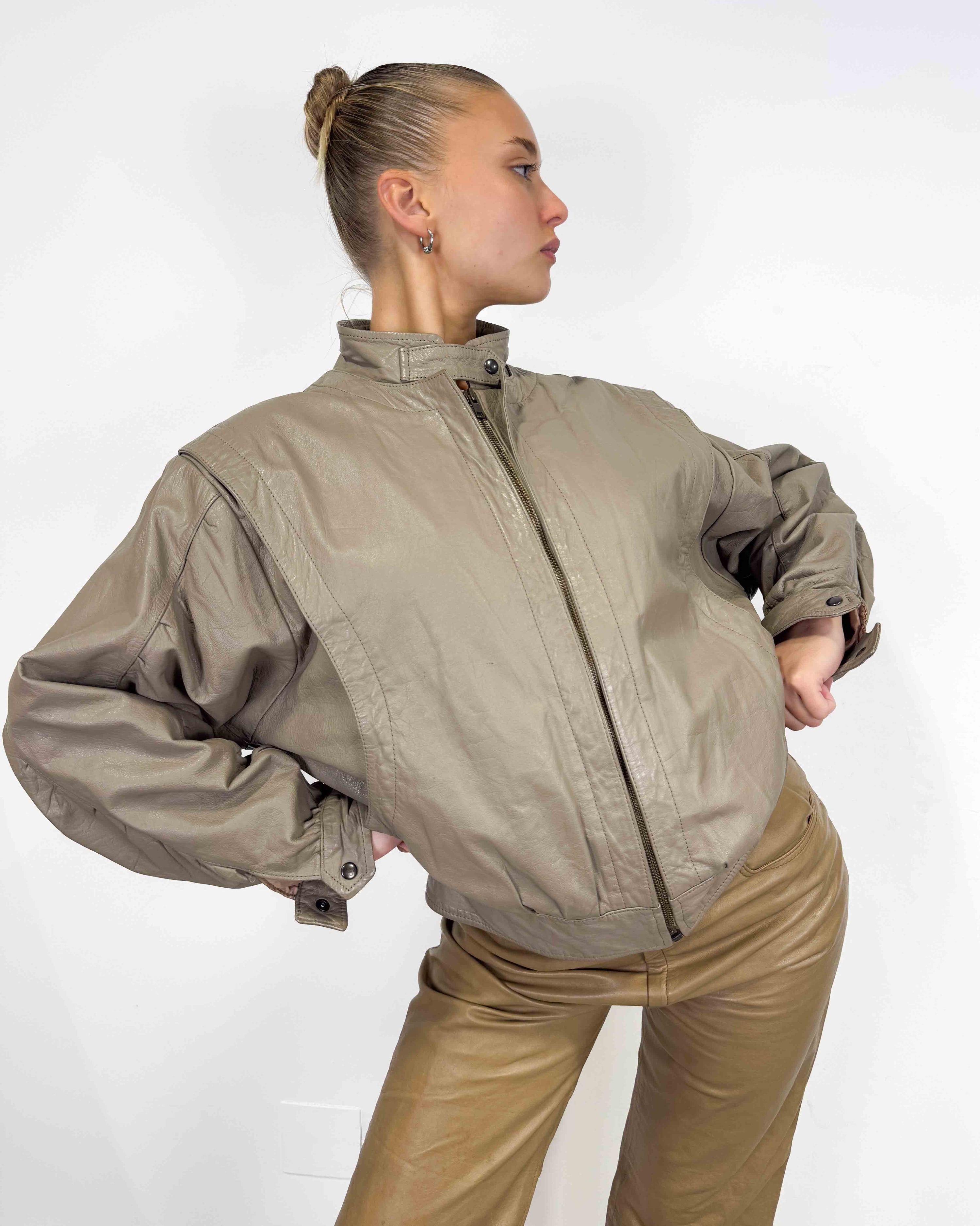 The olaya leather jacket