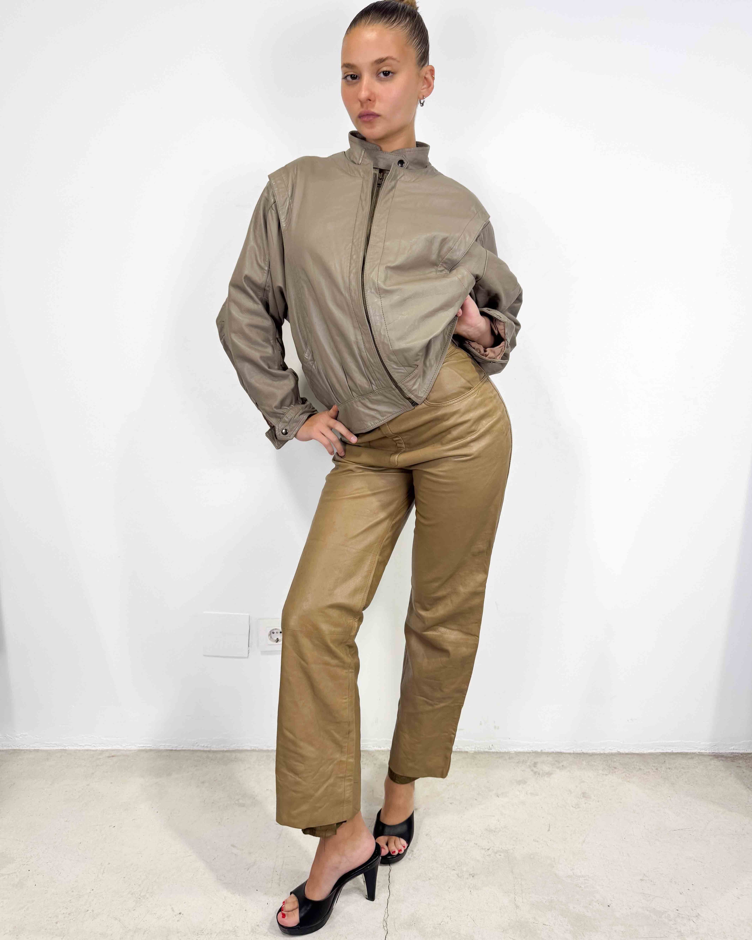The olaya leather jacket