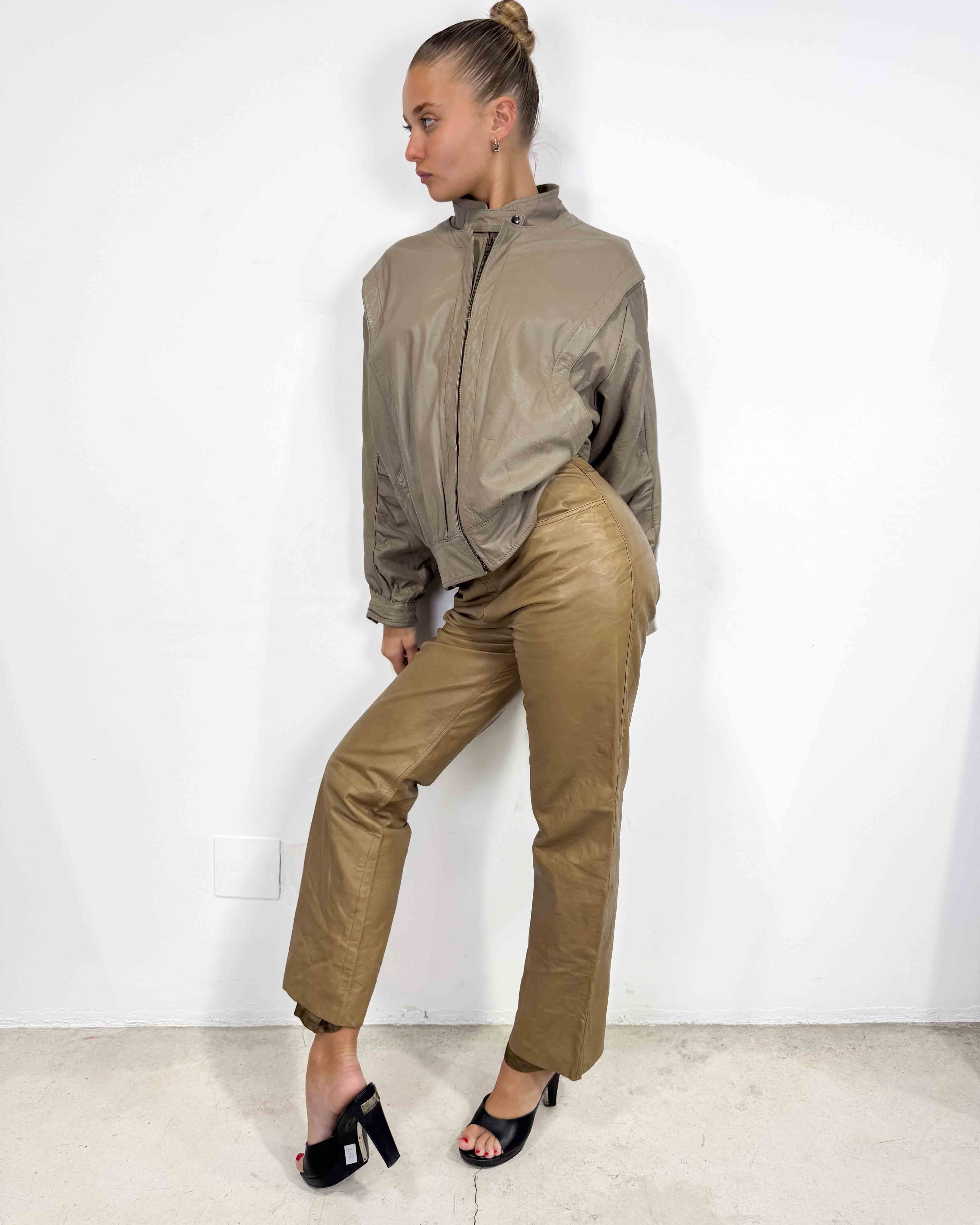The olaya leather jacket