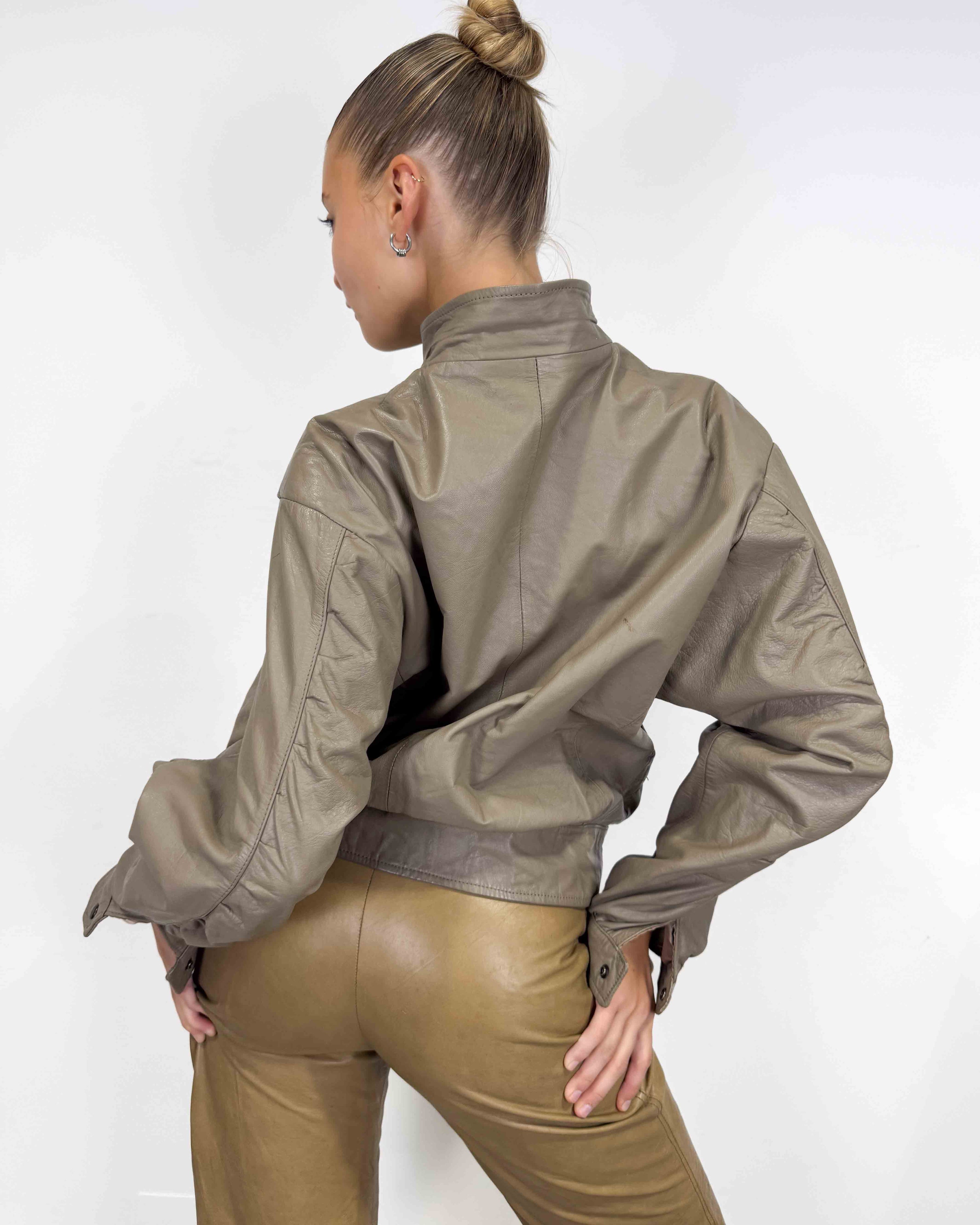 The olaya leather jacket