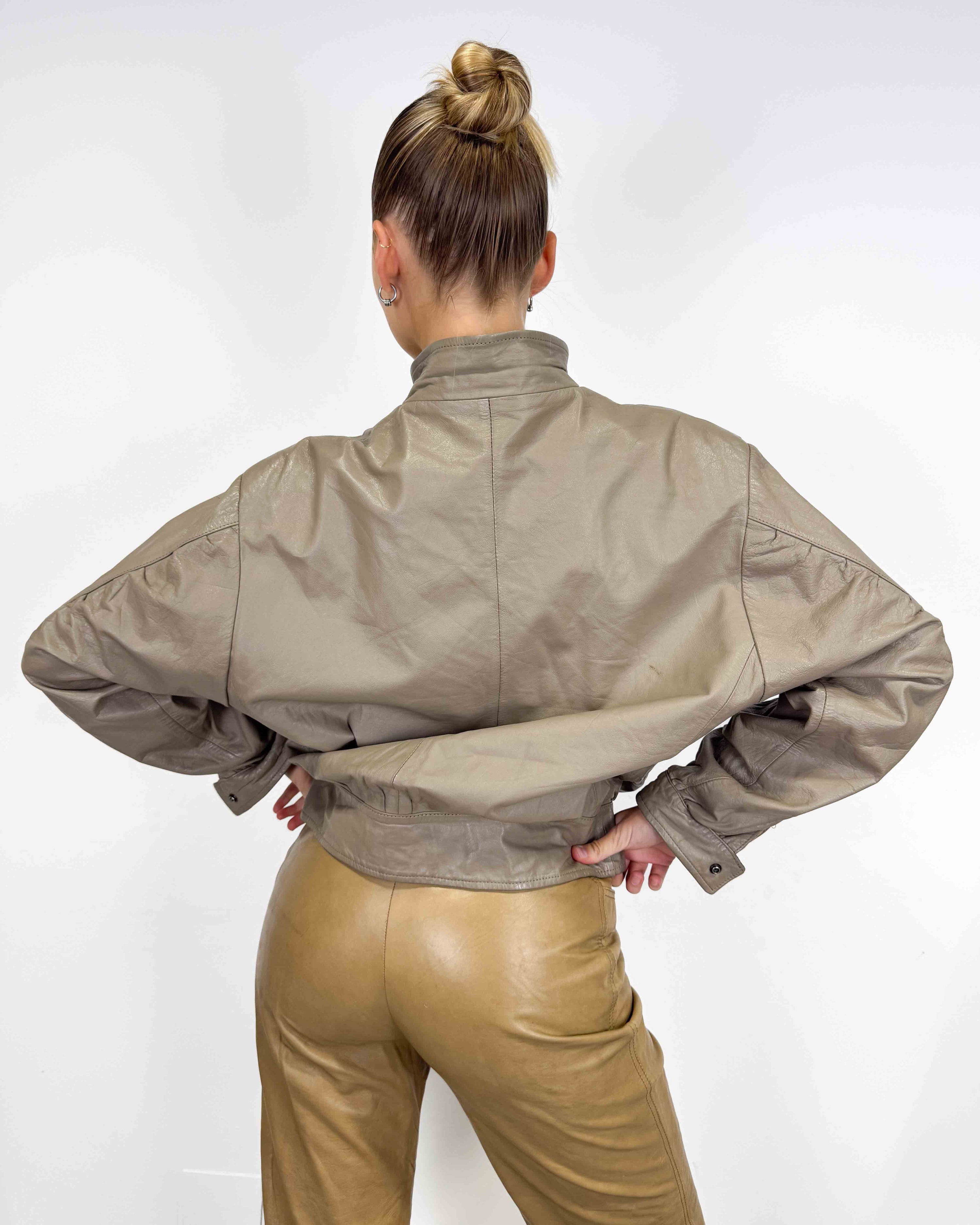 The olaya leather jacket