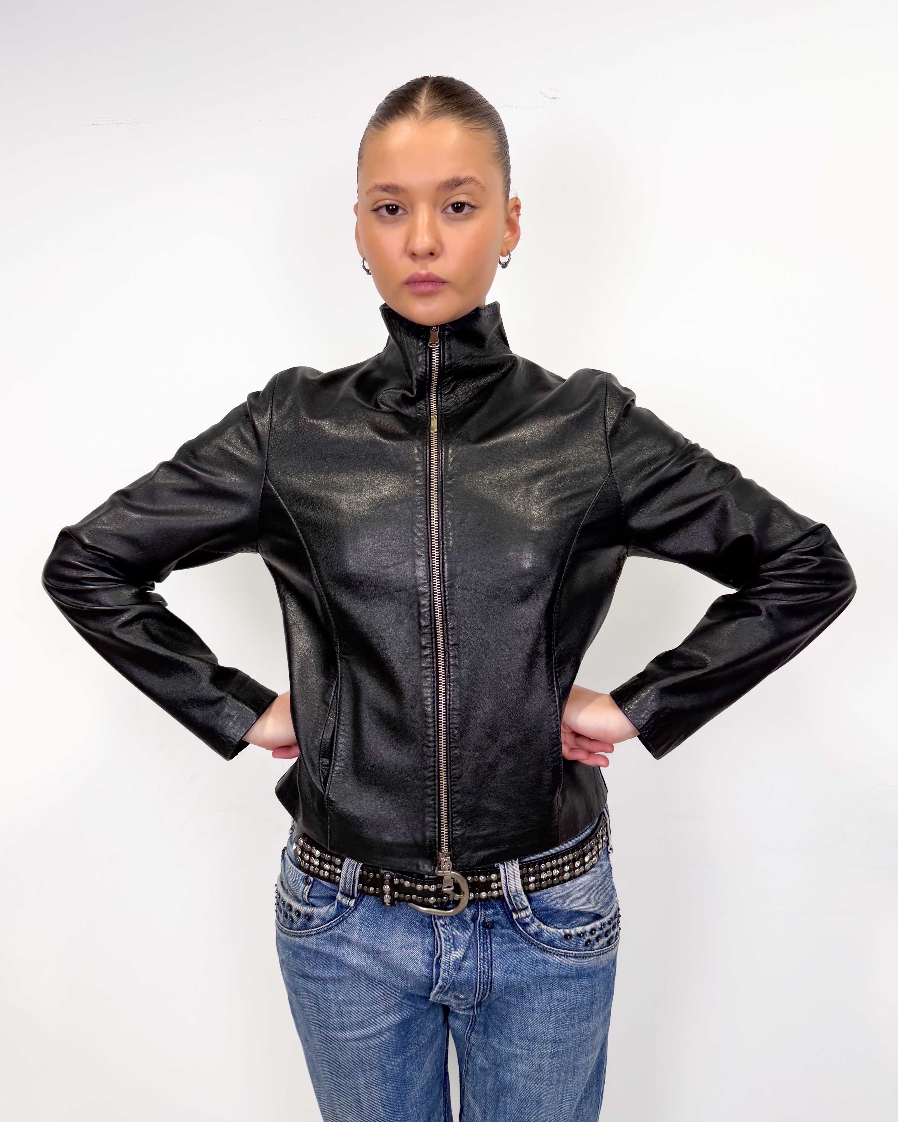 The dalia leather jacket