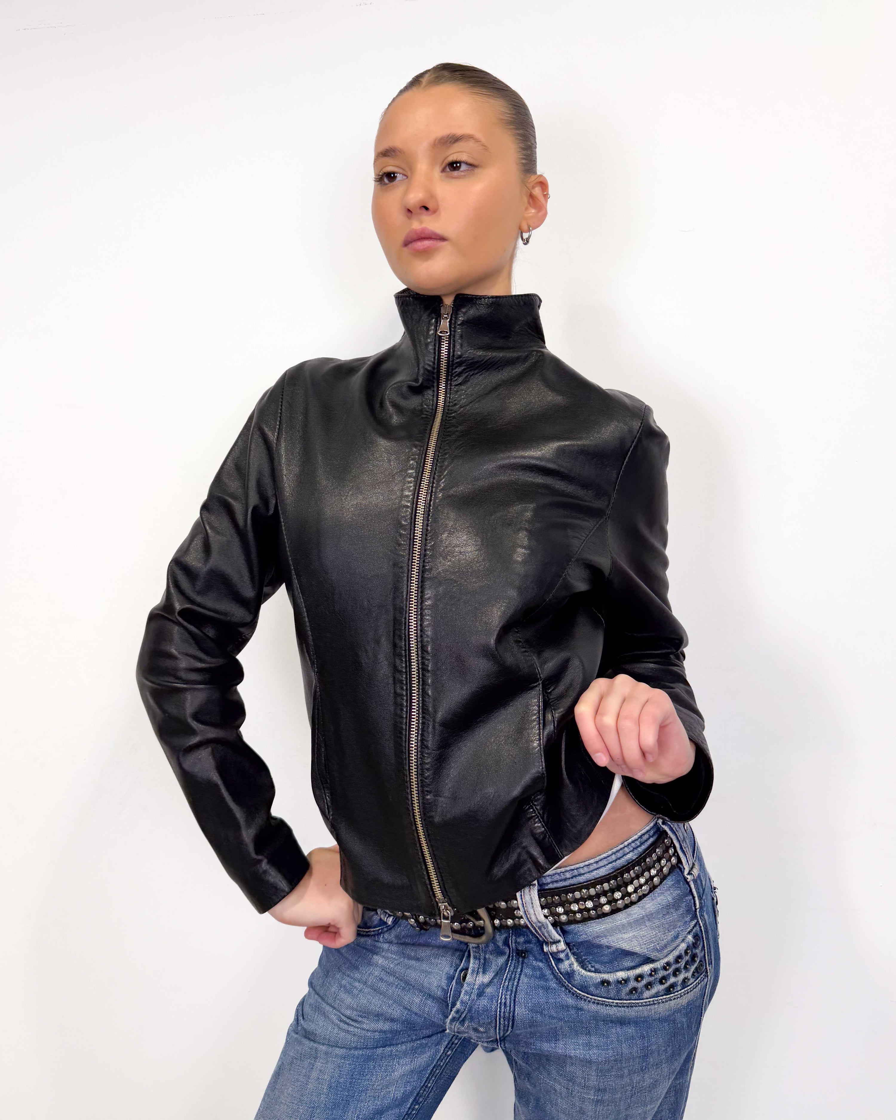 The dalia leather jacket