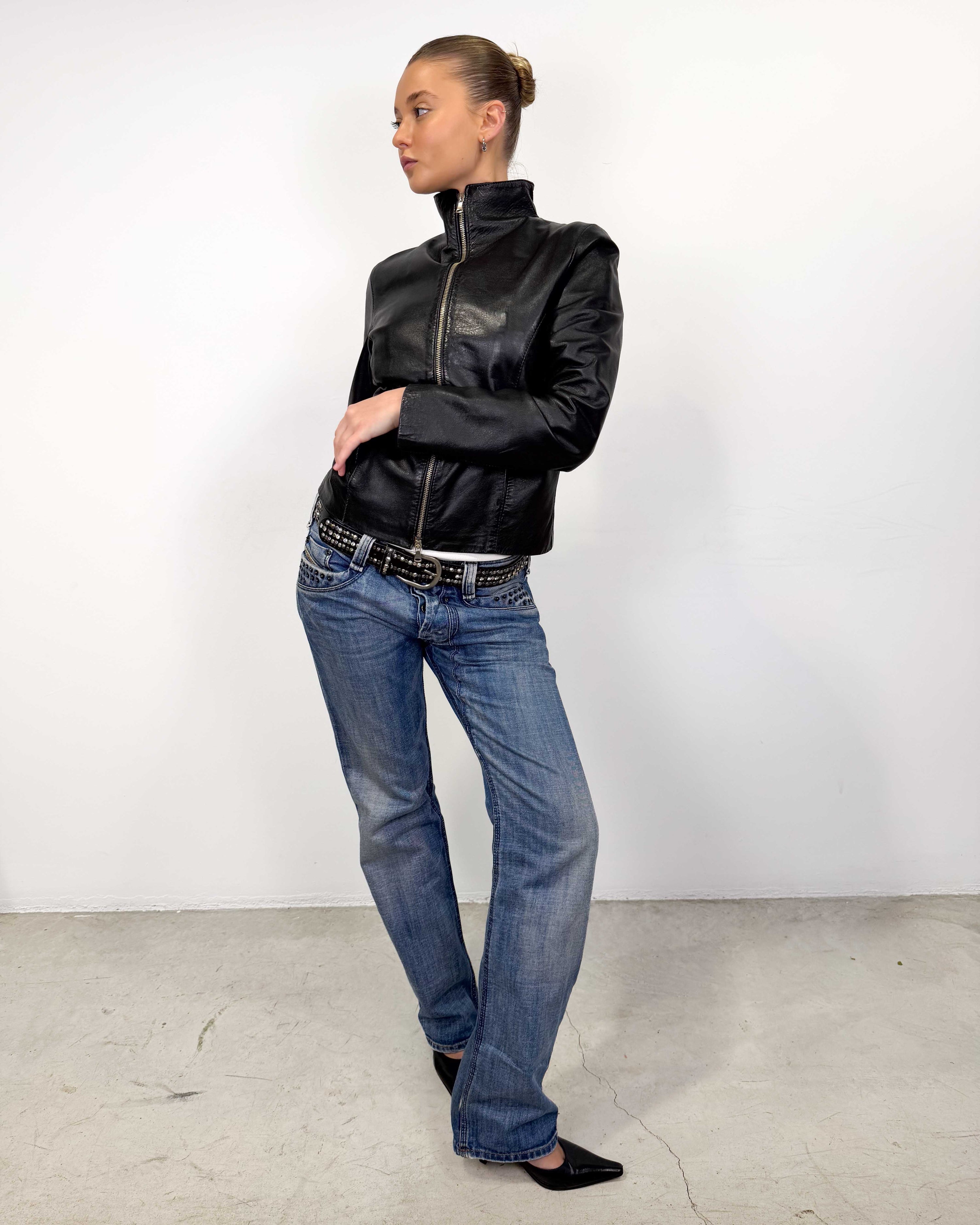The dalia leather jacket
