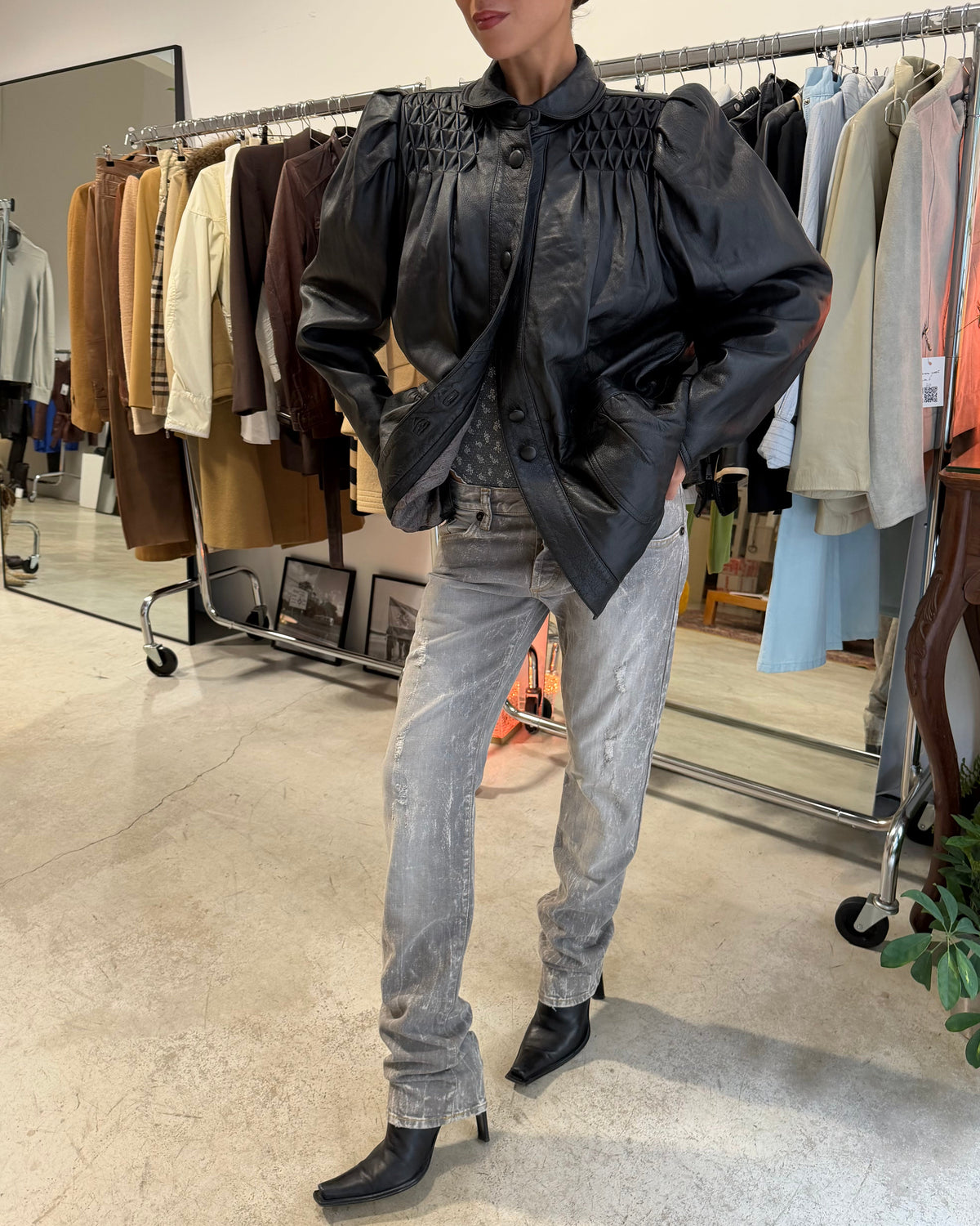 The johanna leathe jacket