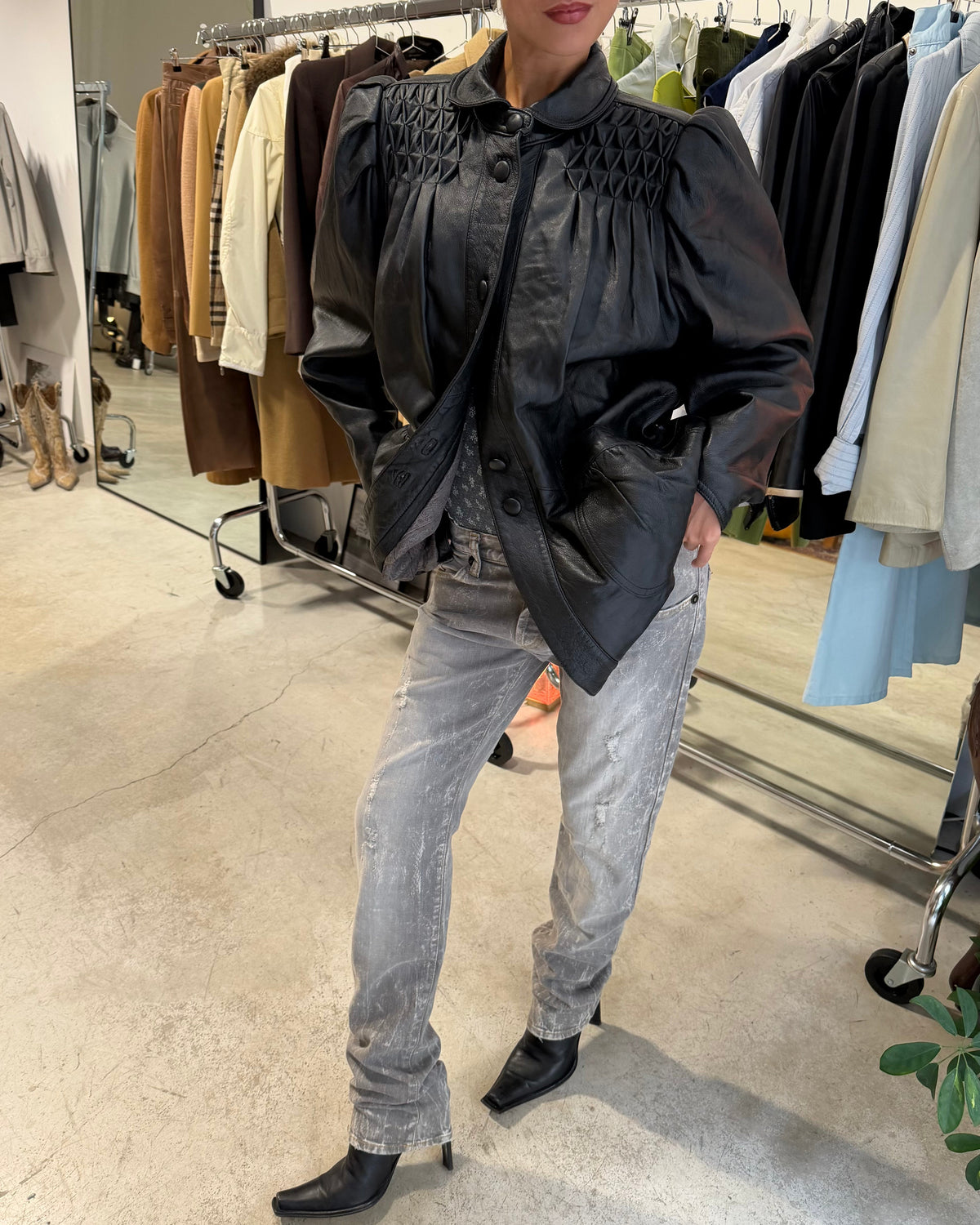 The johanna leathe jacket