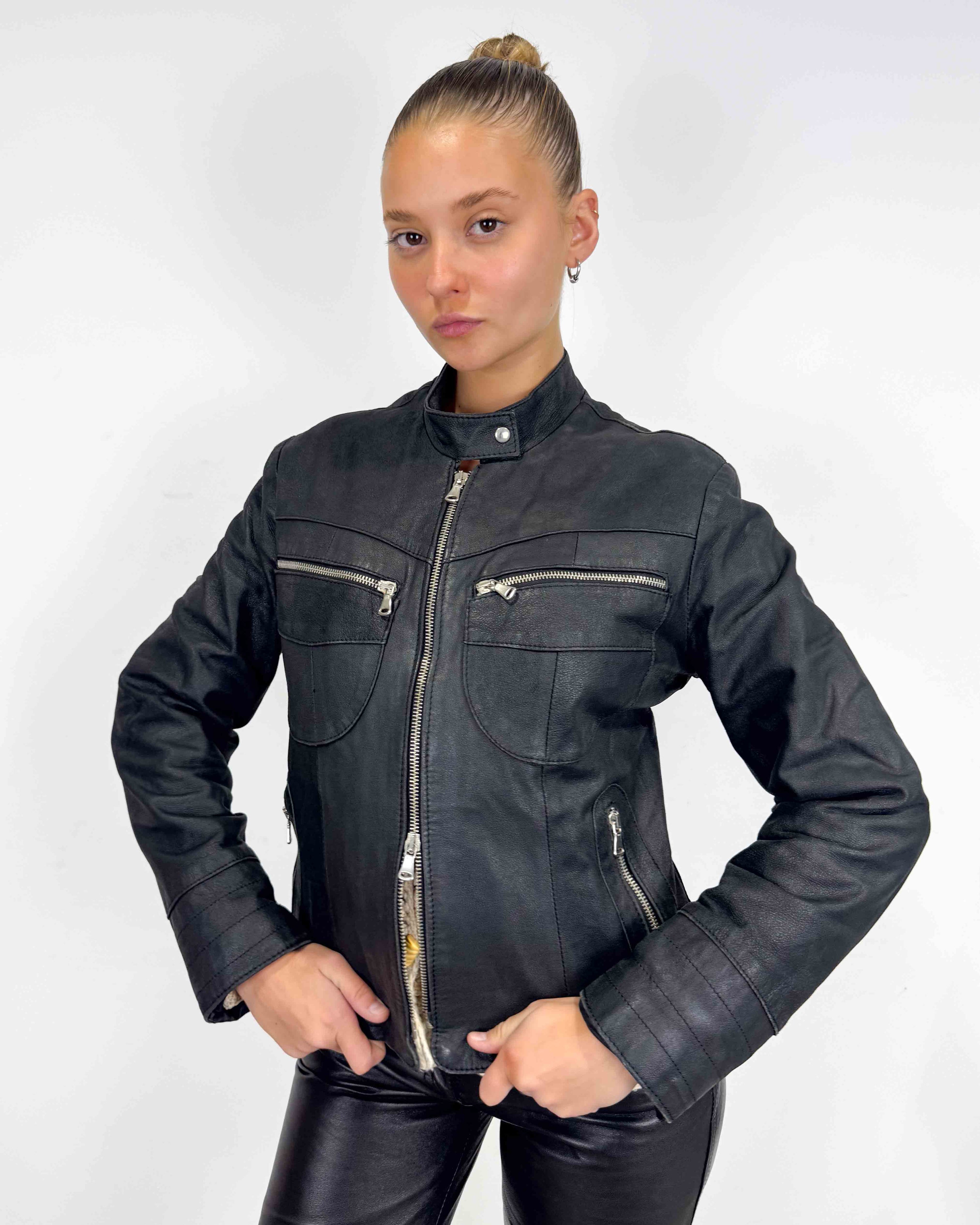 The leonie leather jacket