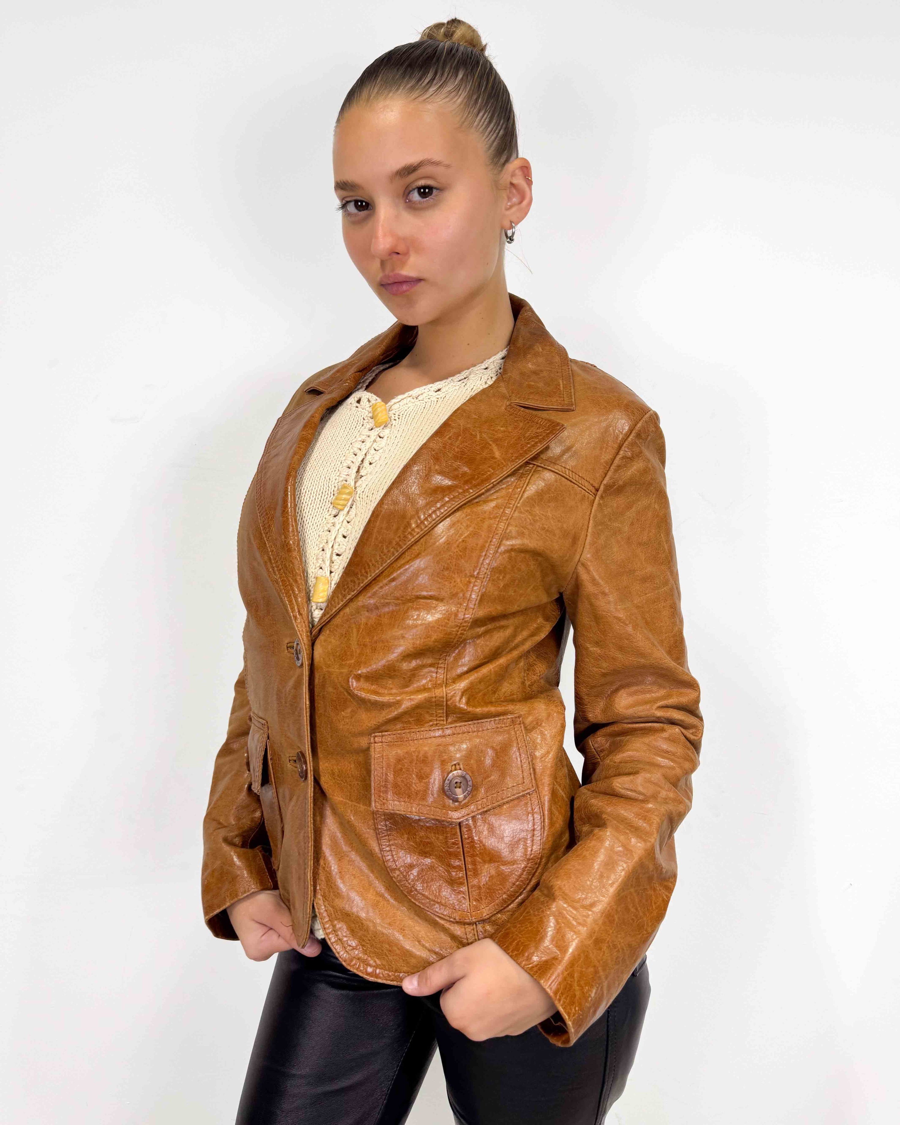 The leto leather jacket