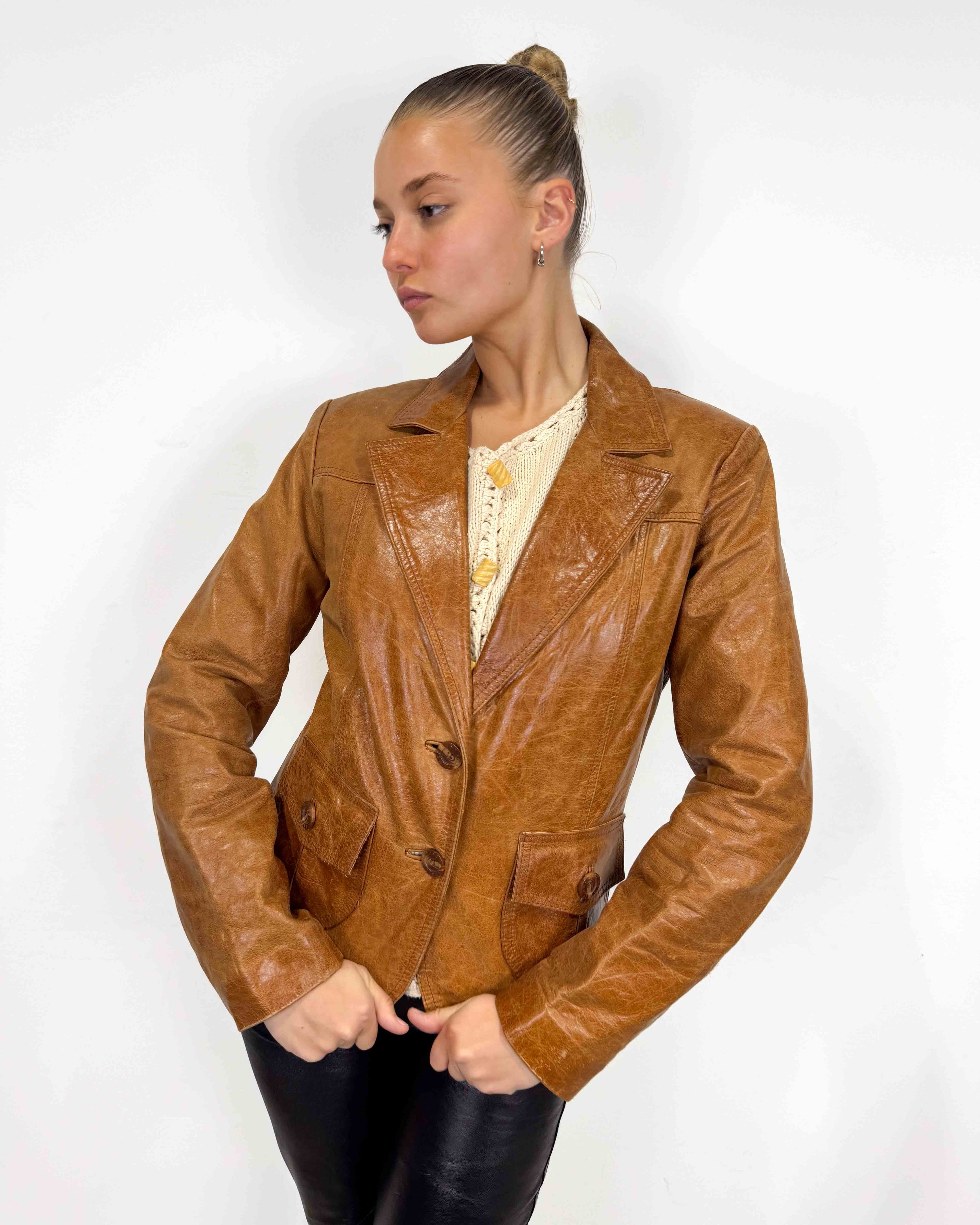 The leto leather jacket