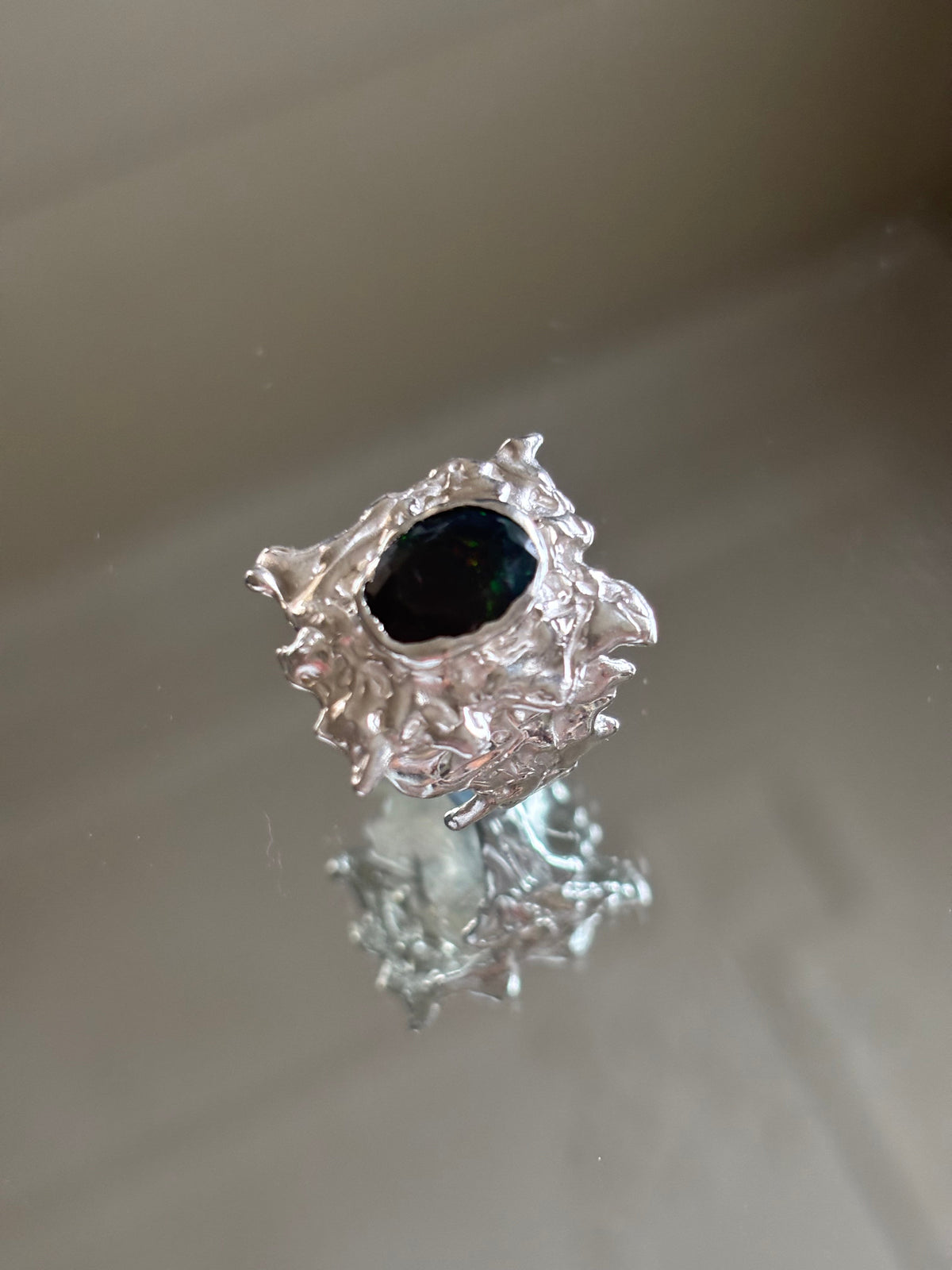 Framed fragment ring - size j