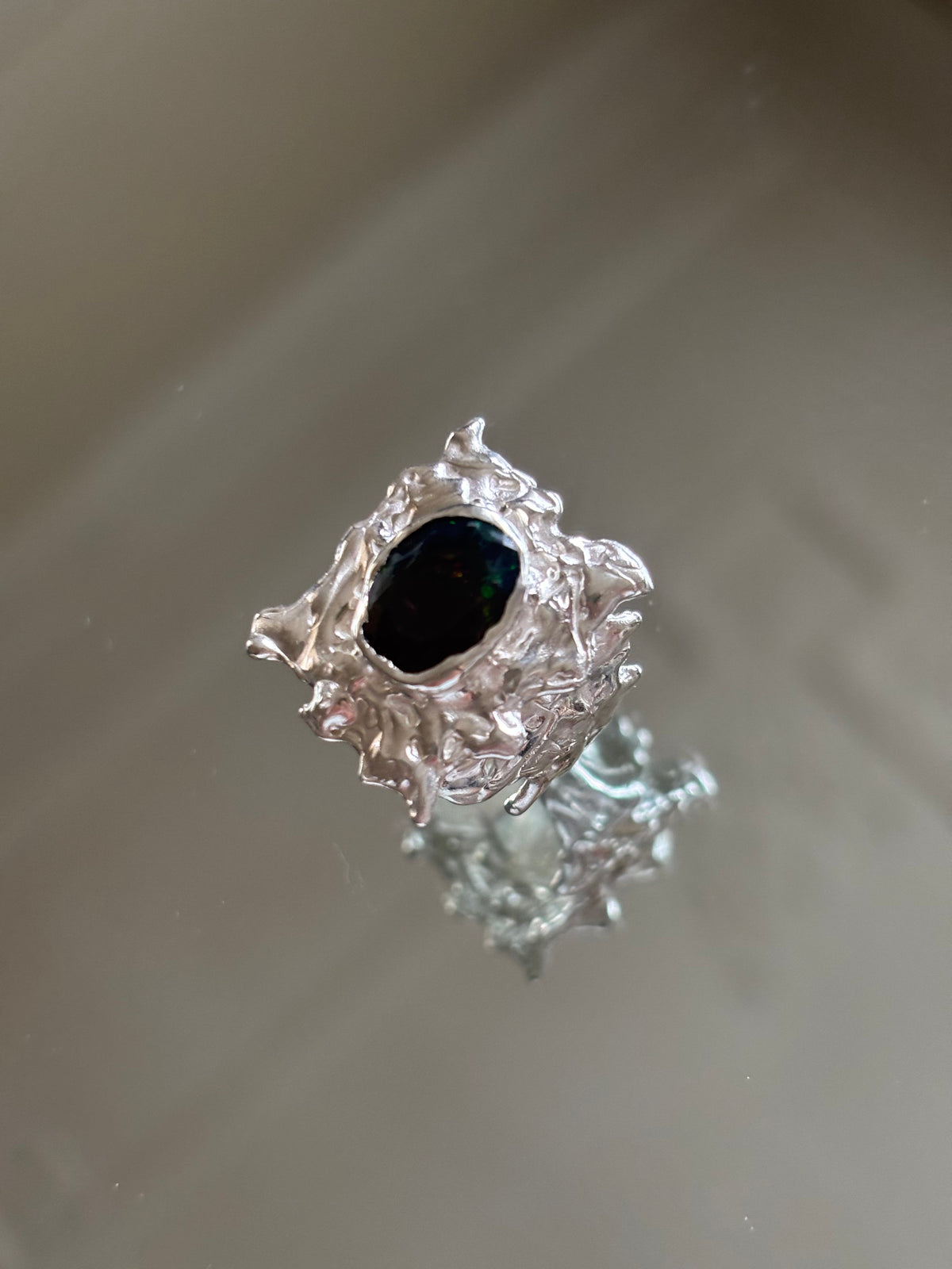 Framed fragment ring - size j