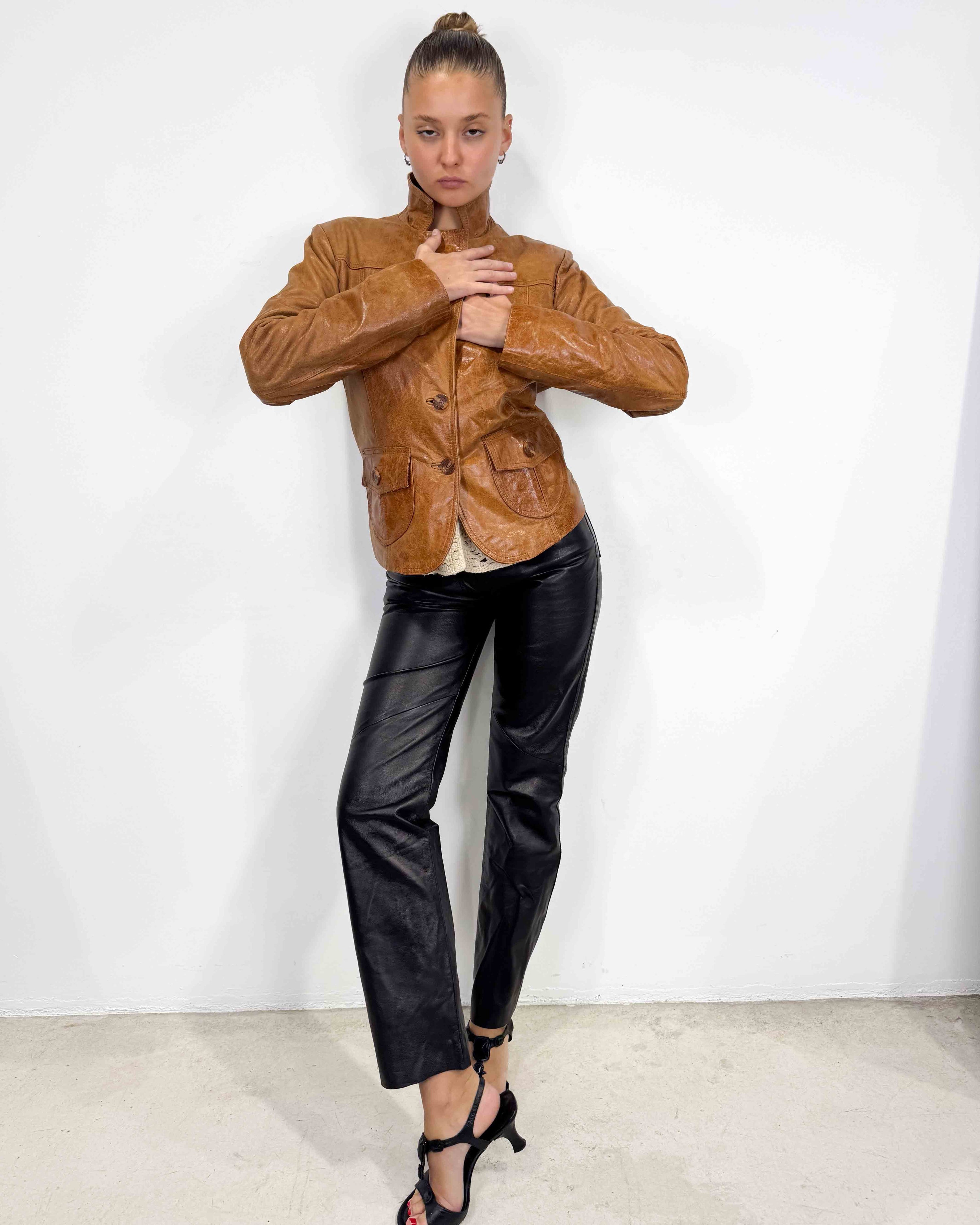 The leto leather jacket