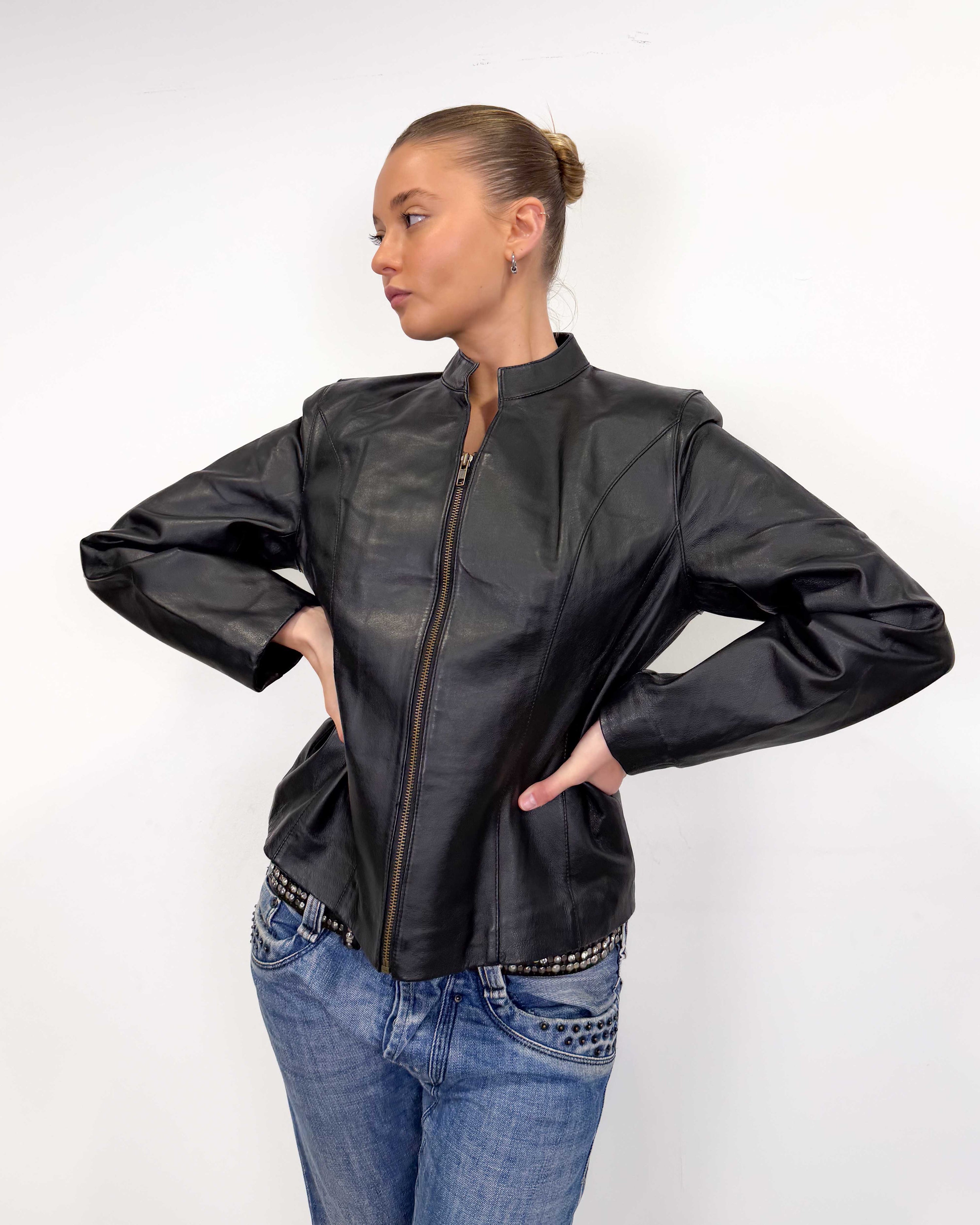 The marione leather jacket