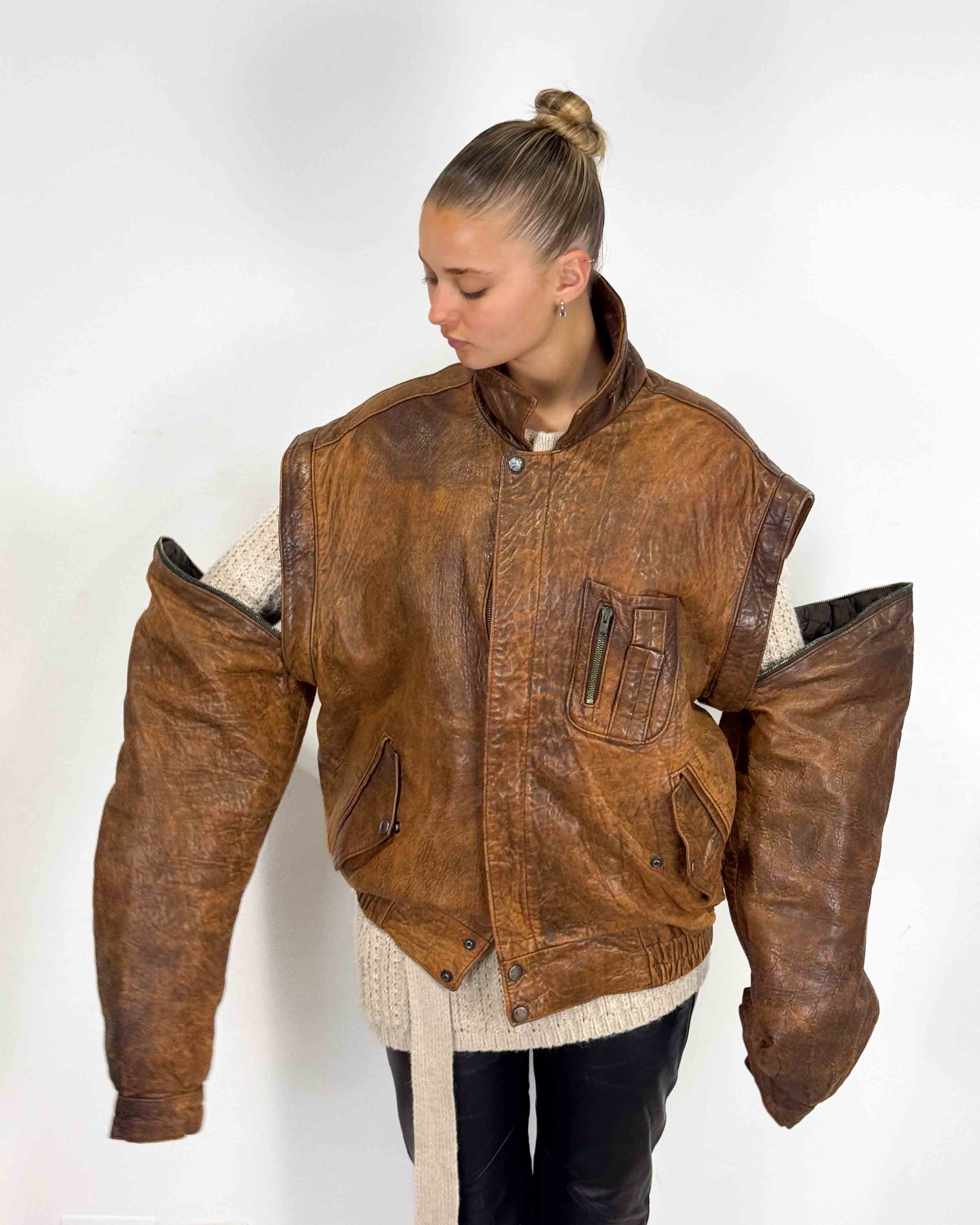 The zuzani leather jacket