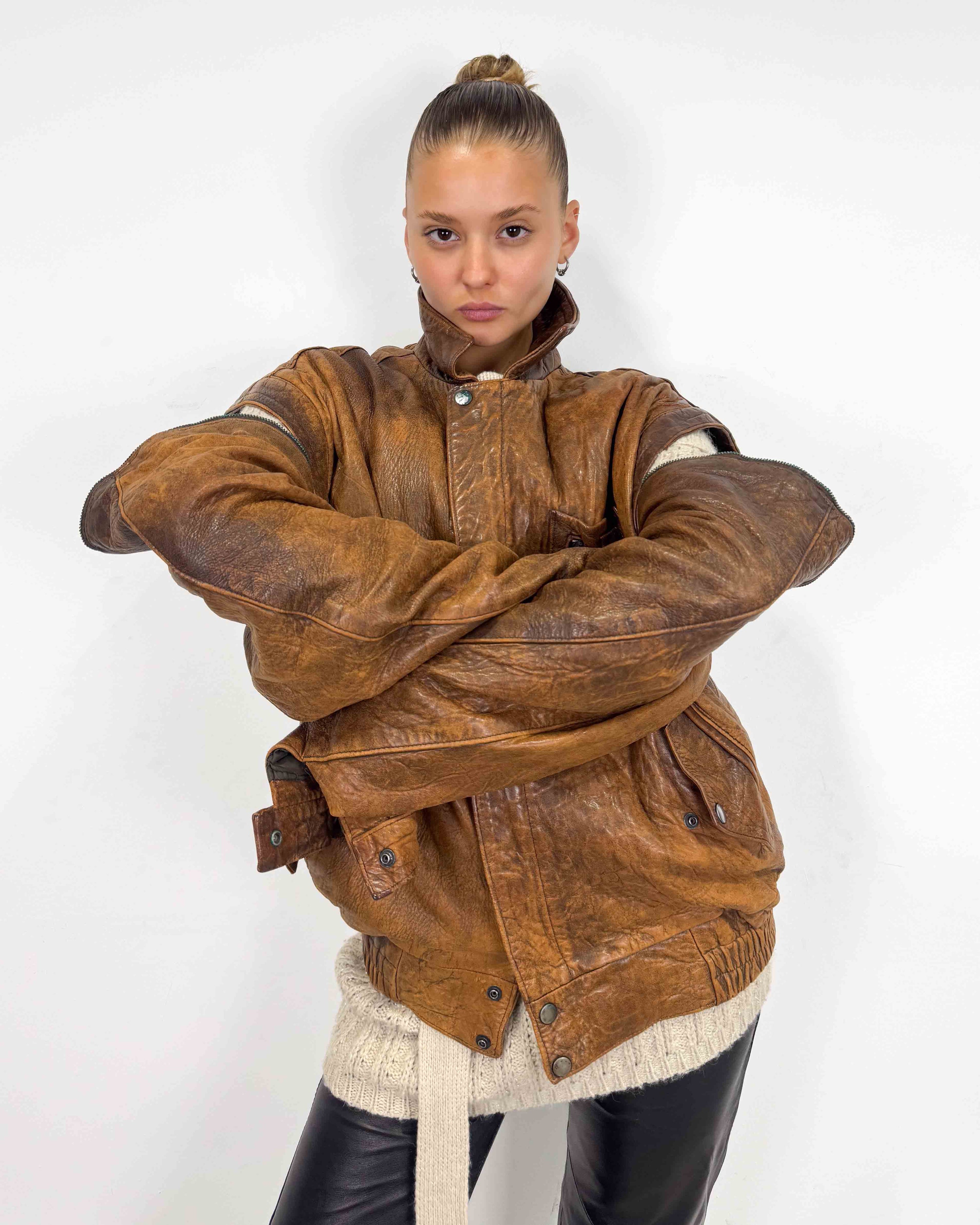 The zuzani leather jacket