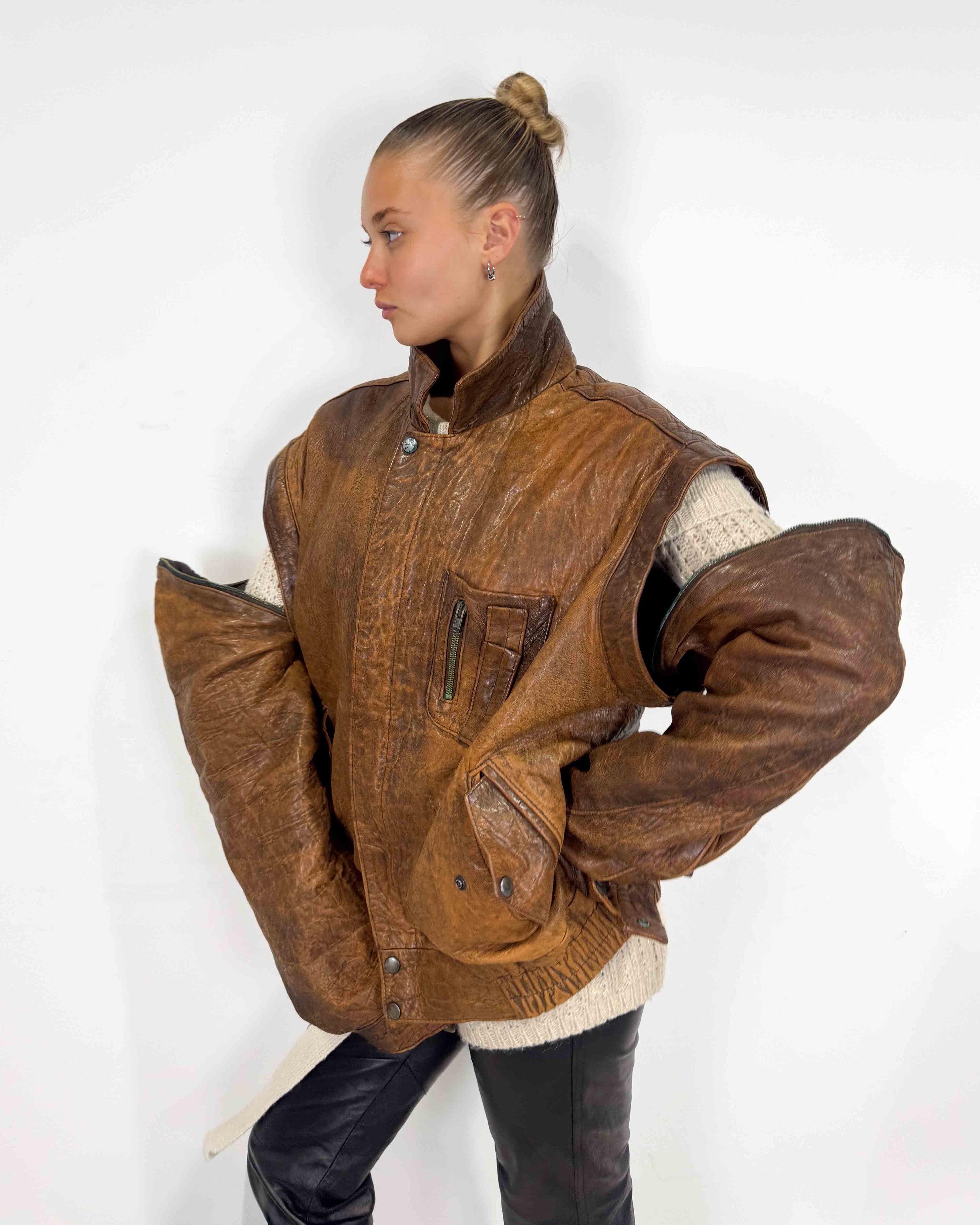 The zuzani leather jacket