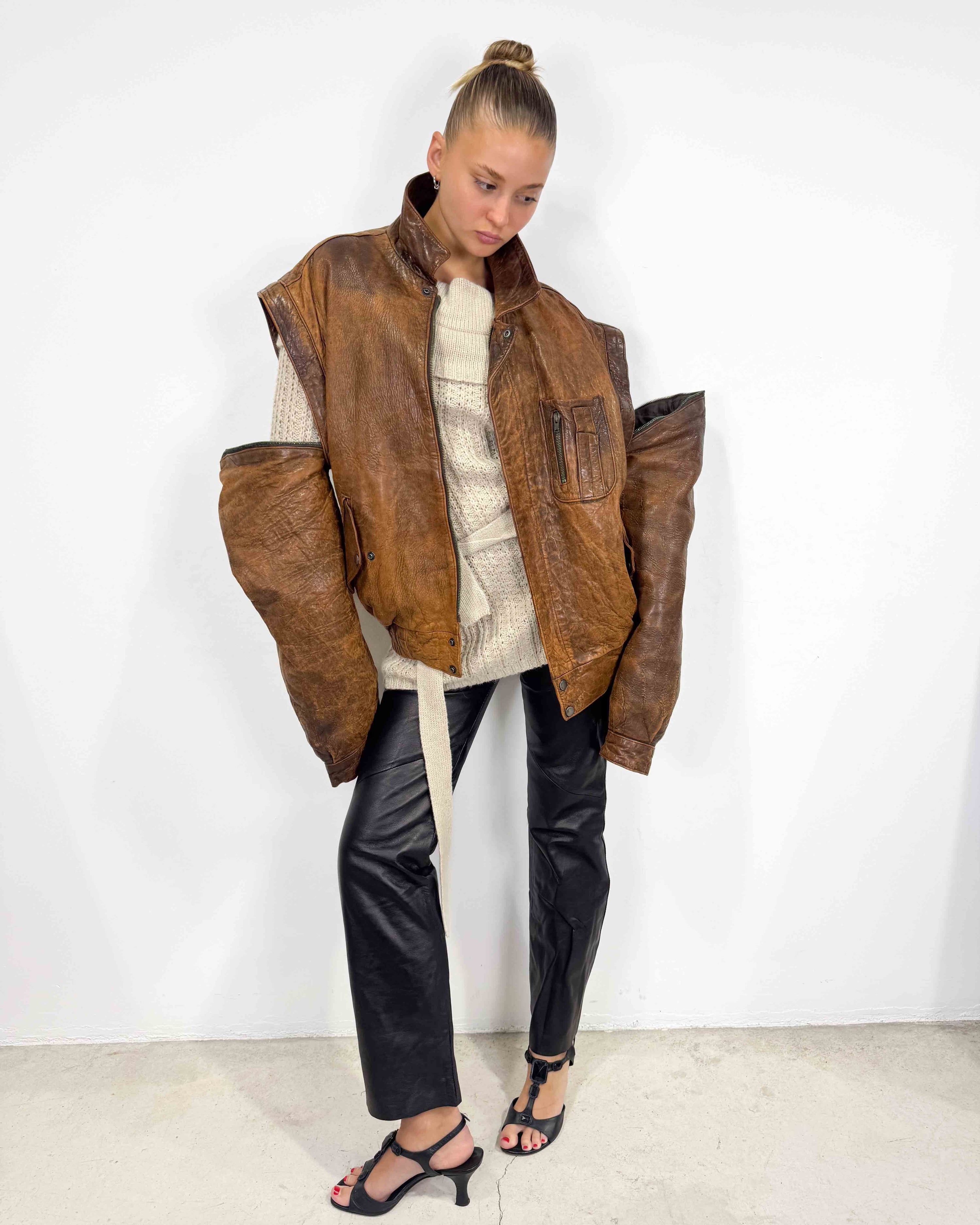 The zuzani leather jacket