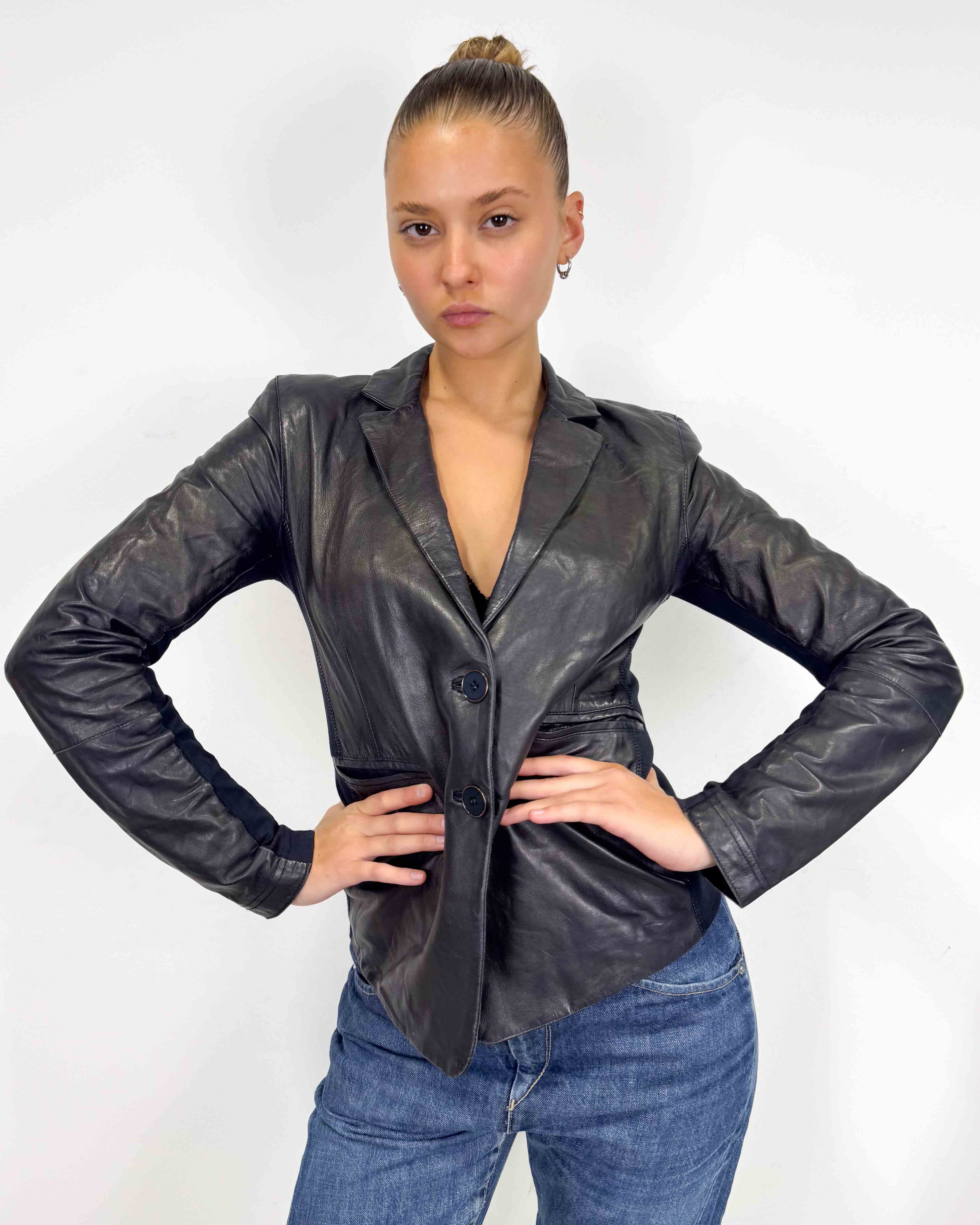 The helga leather jacket