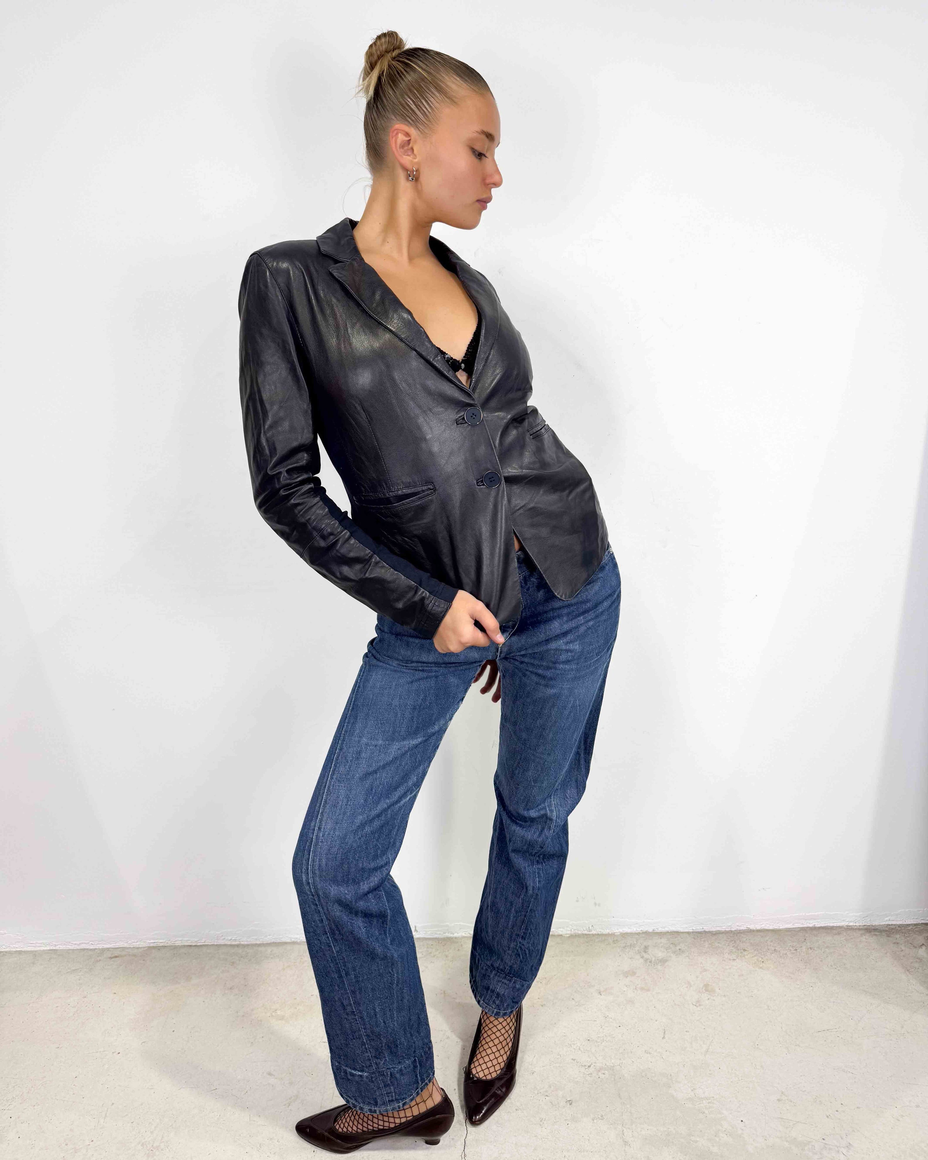 The helga leather jacket