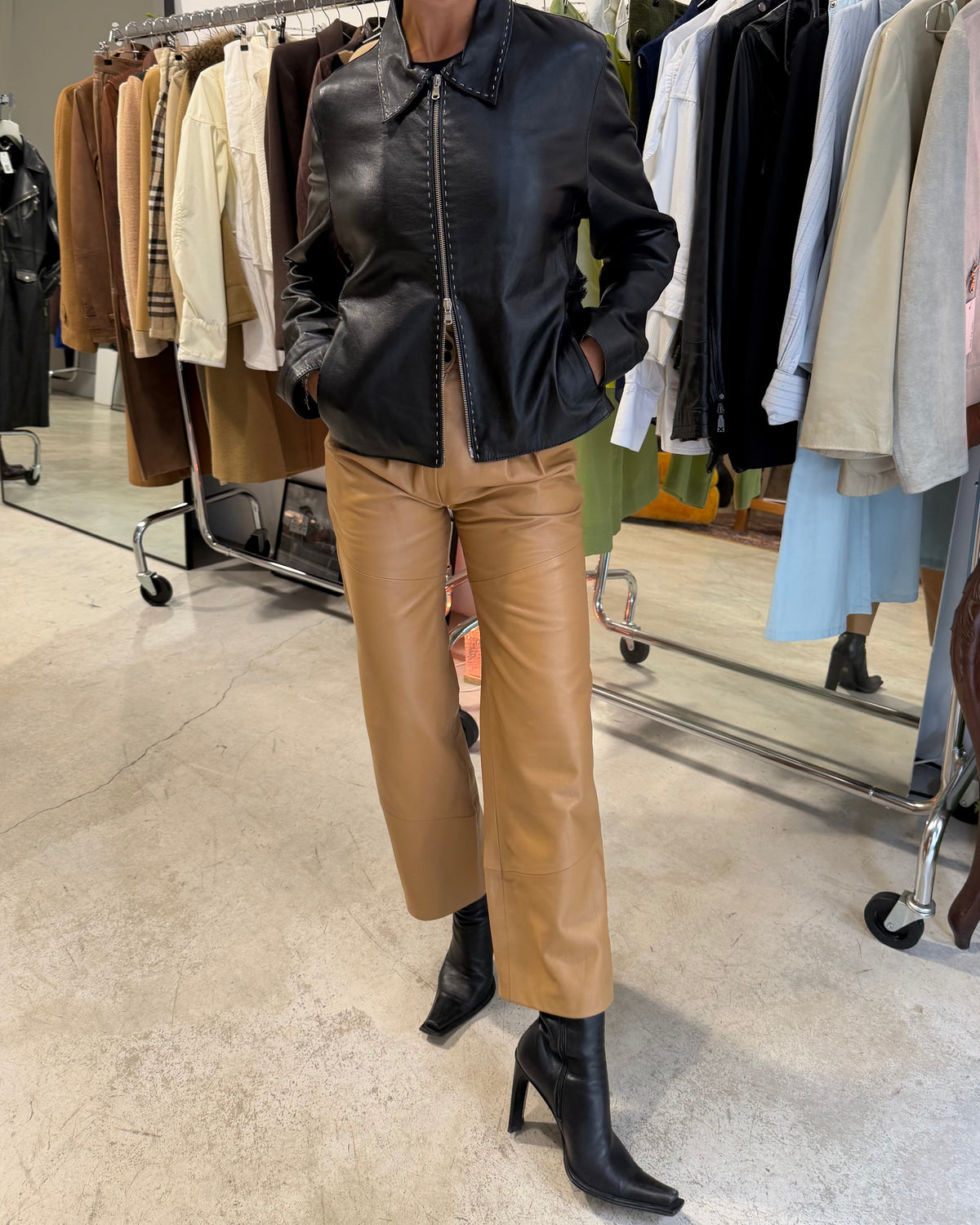 The anna leather jacket