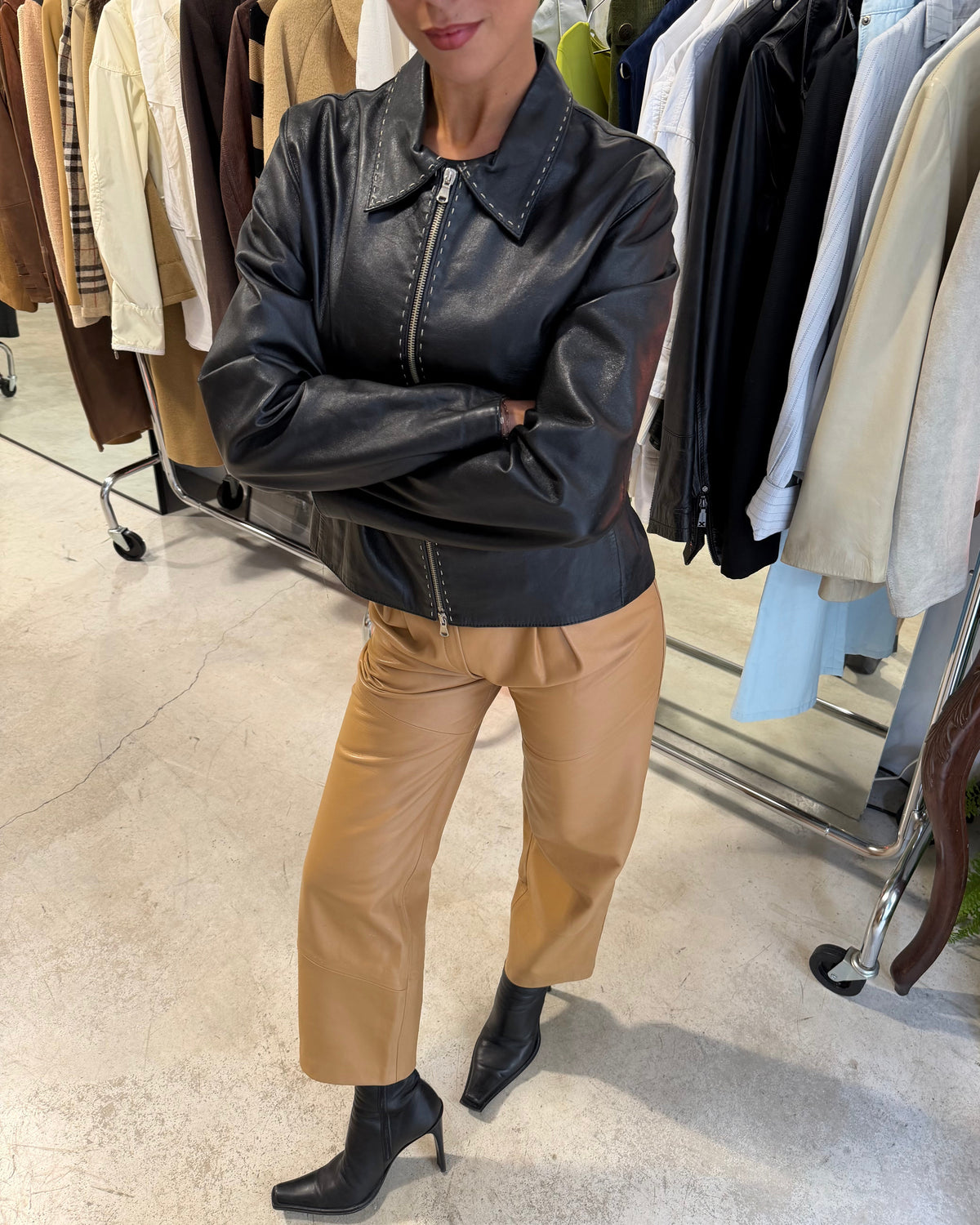 The anna leather jacket