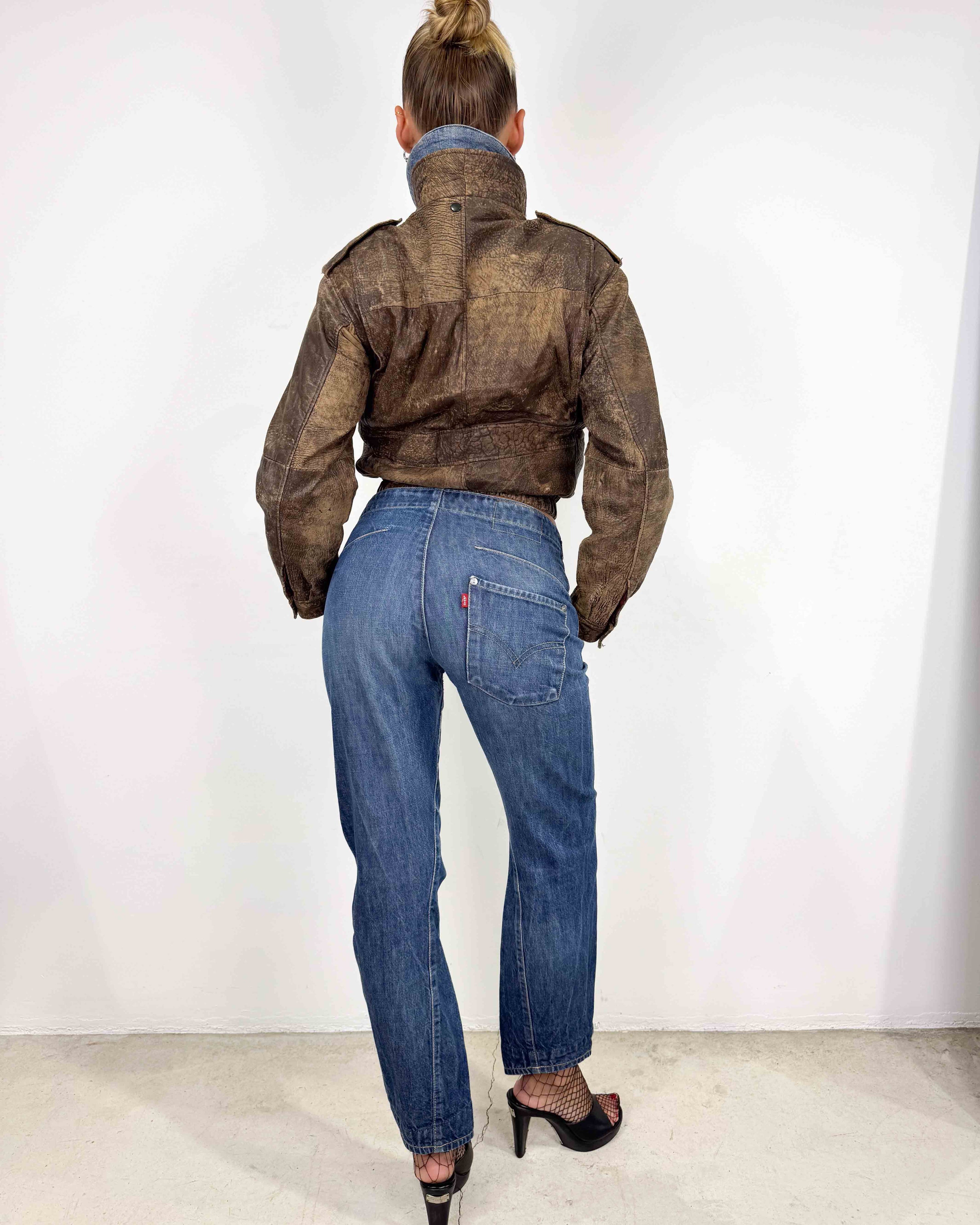 The janine leather jacket