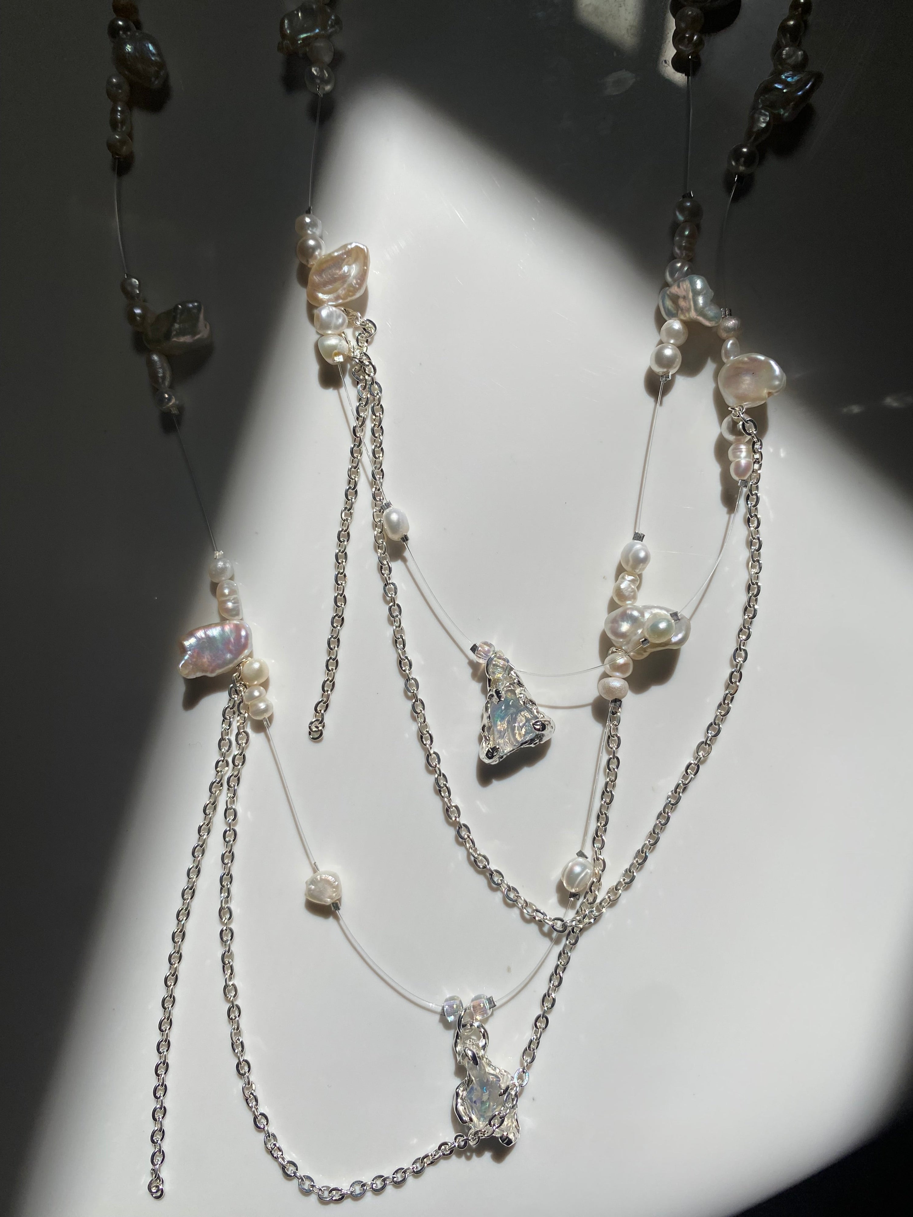 Celestial necklace - silver