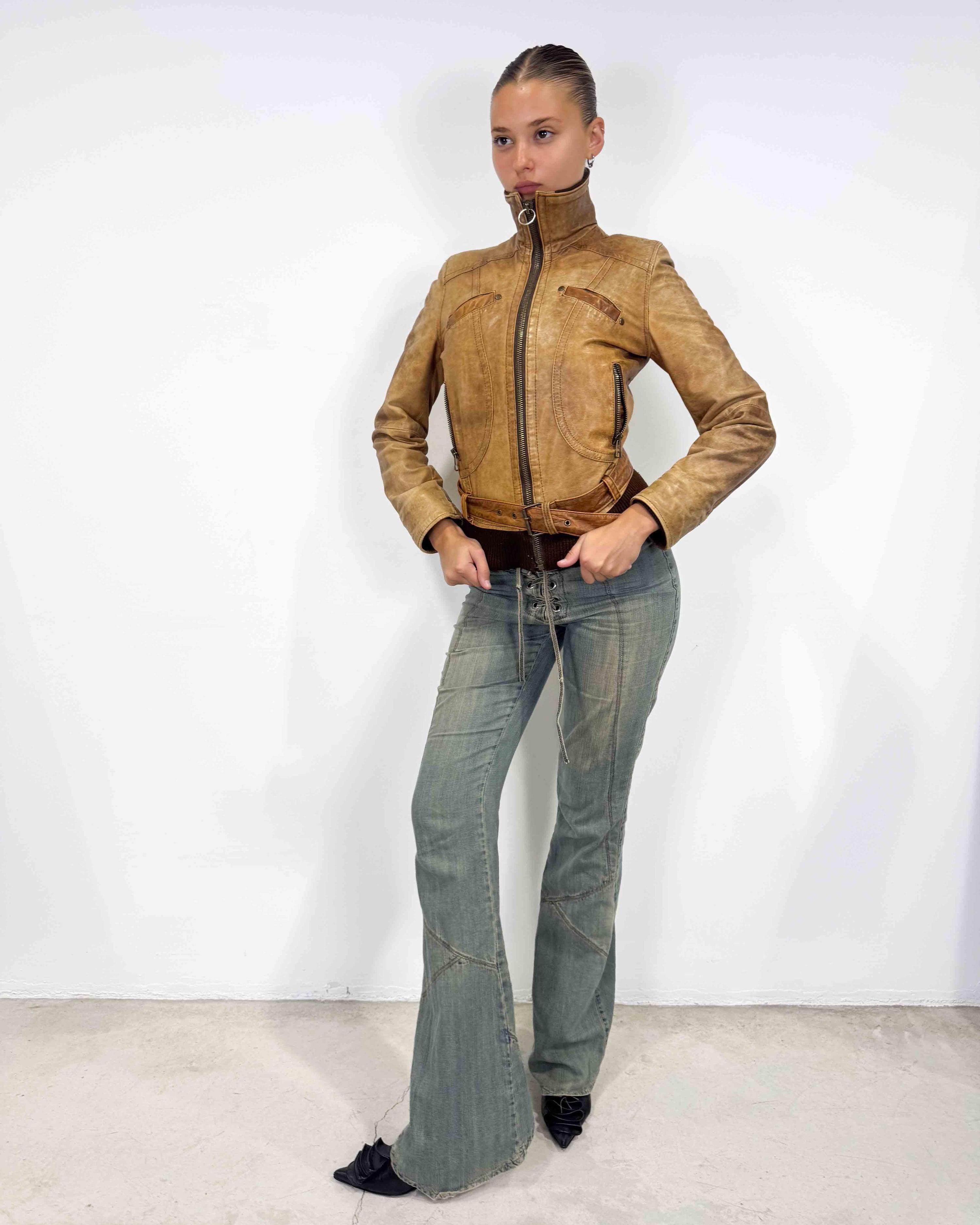 The duna leather jacket