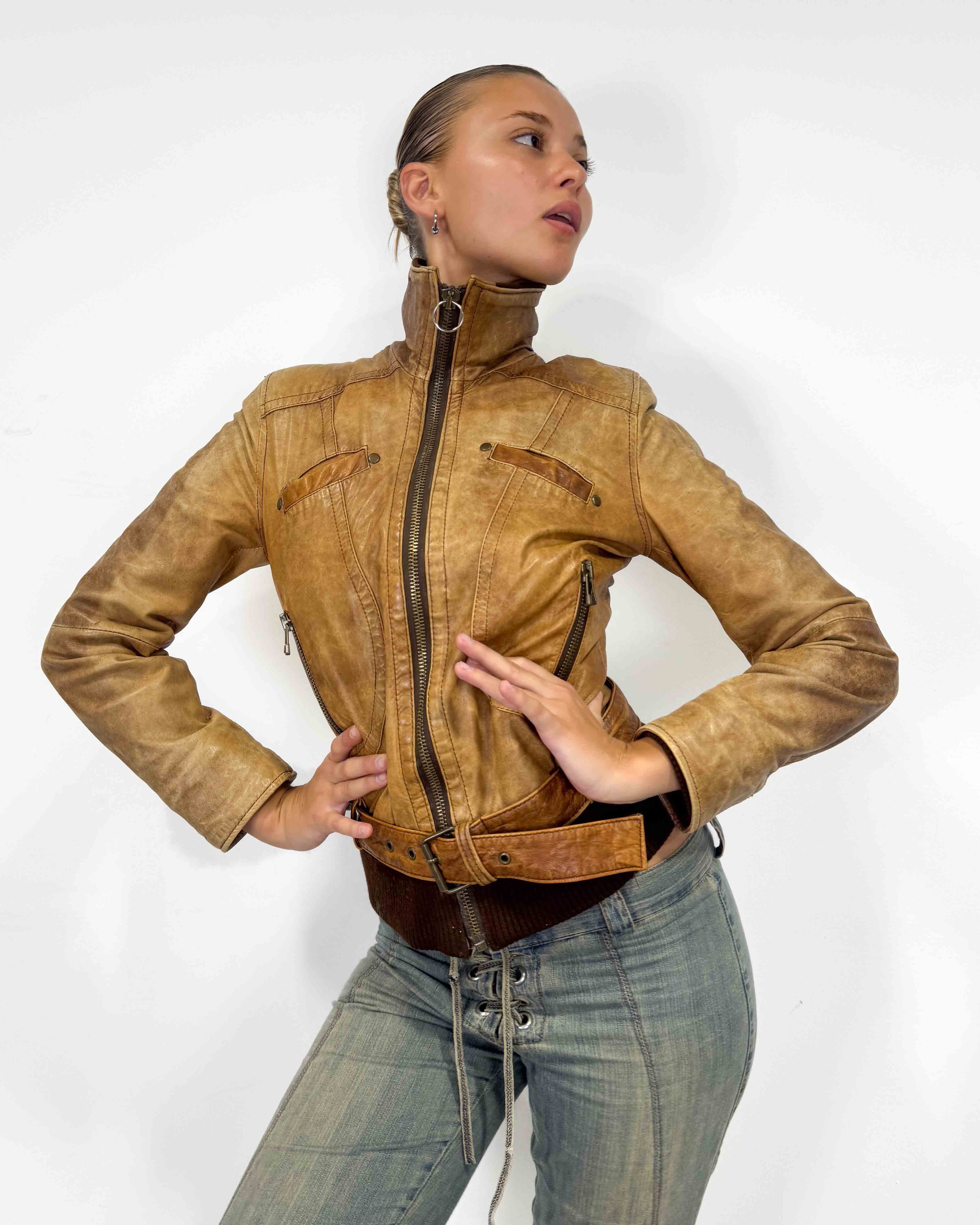 The duna leather jacket