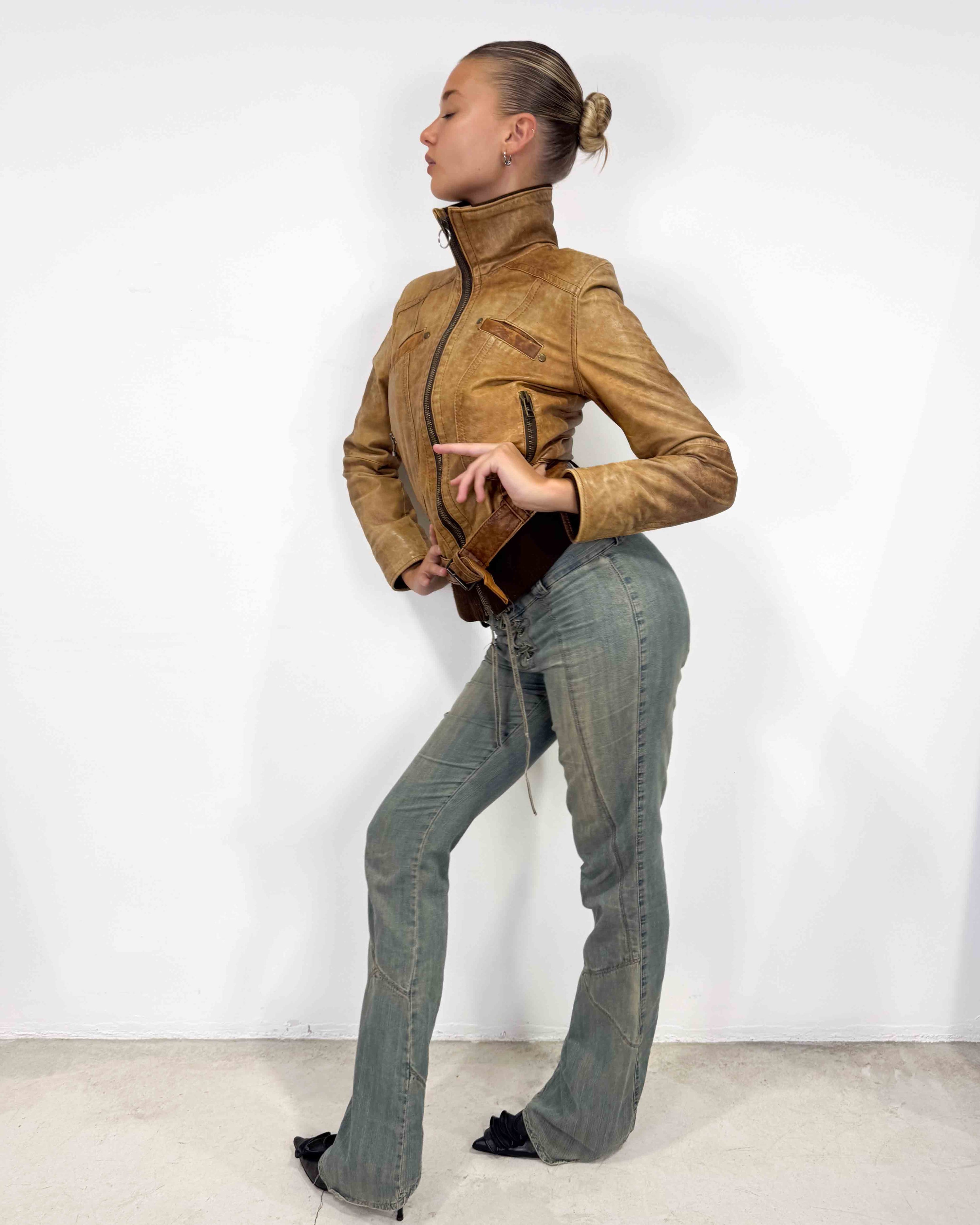The duna leather jacket