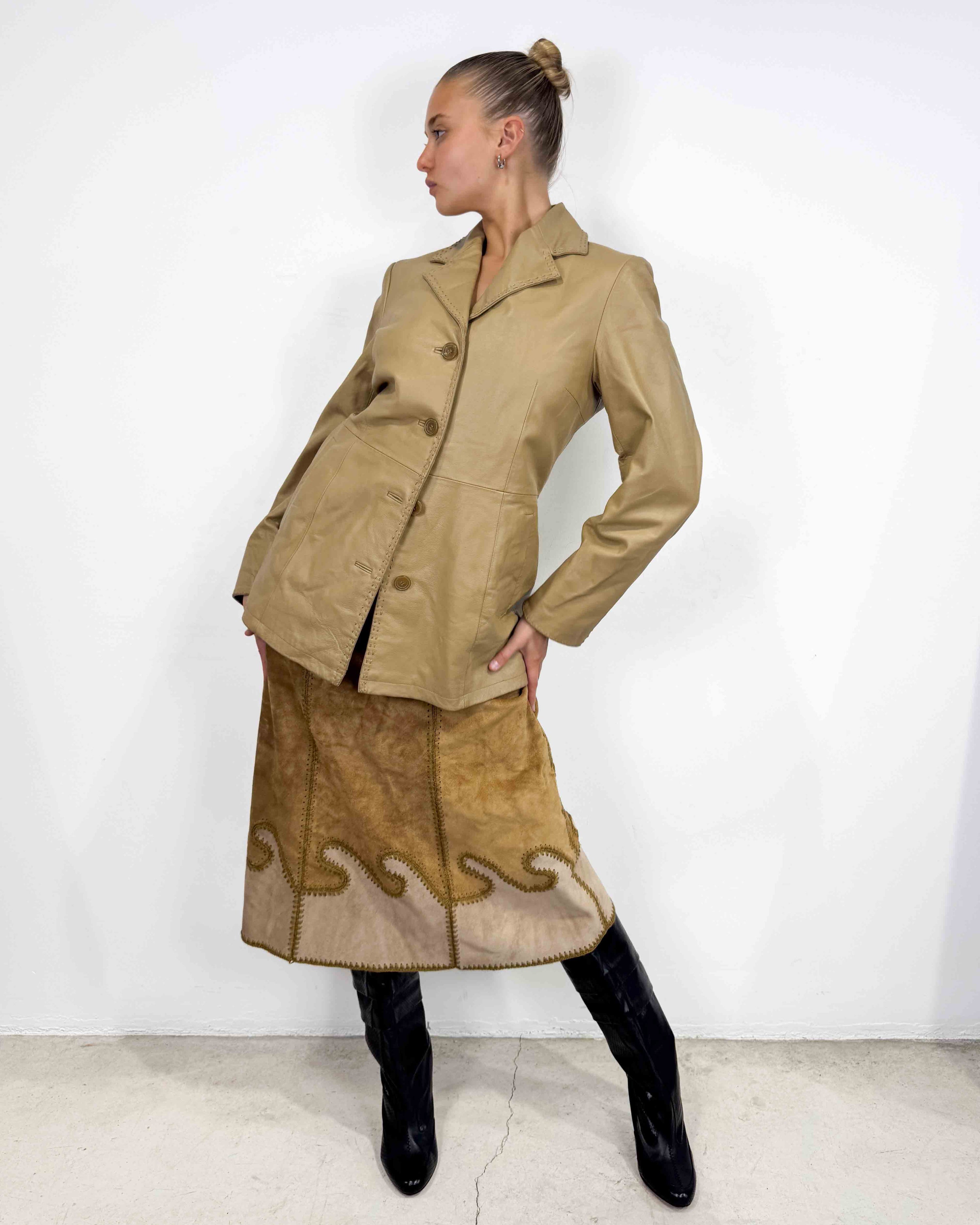 The casilda leather jacket