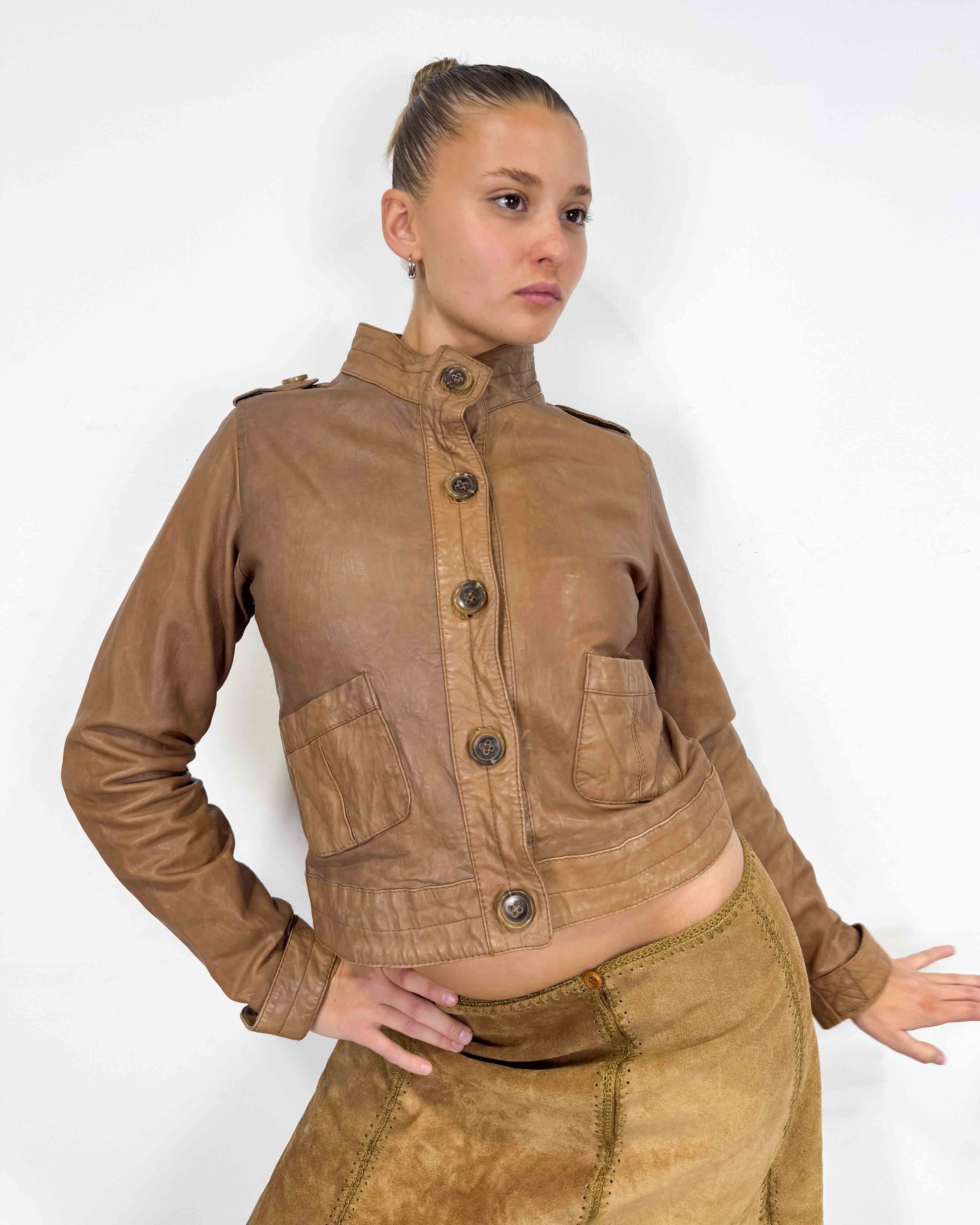 The fay leather jacket