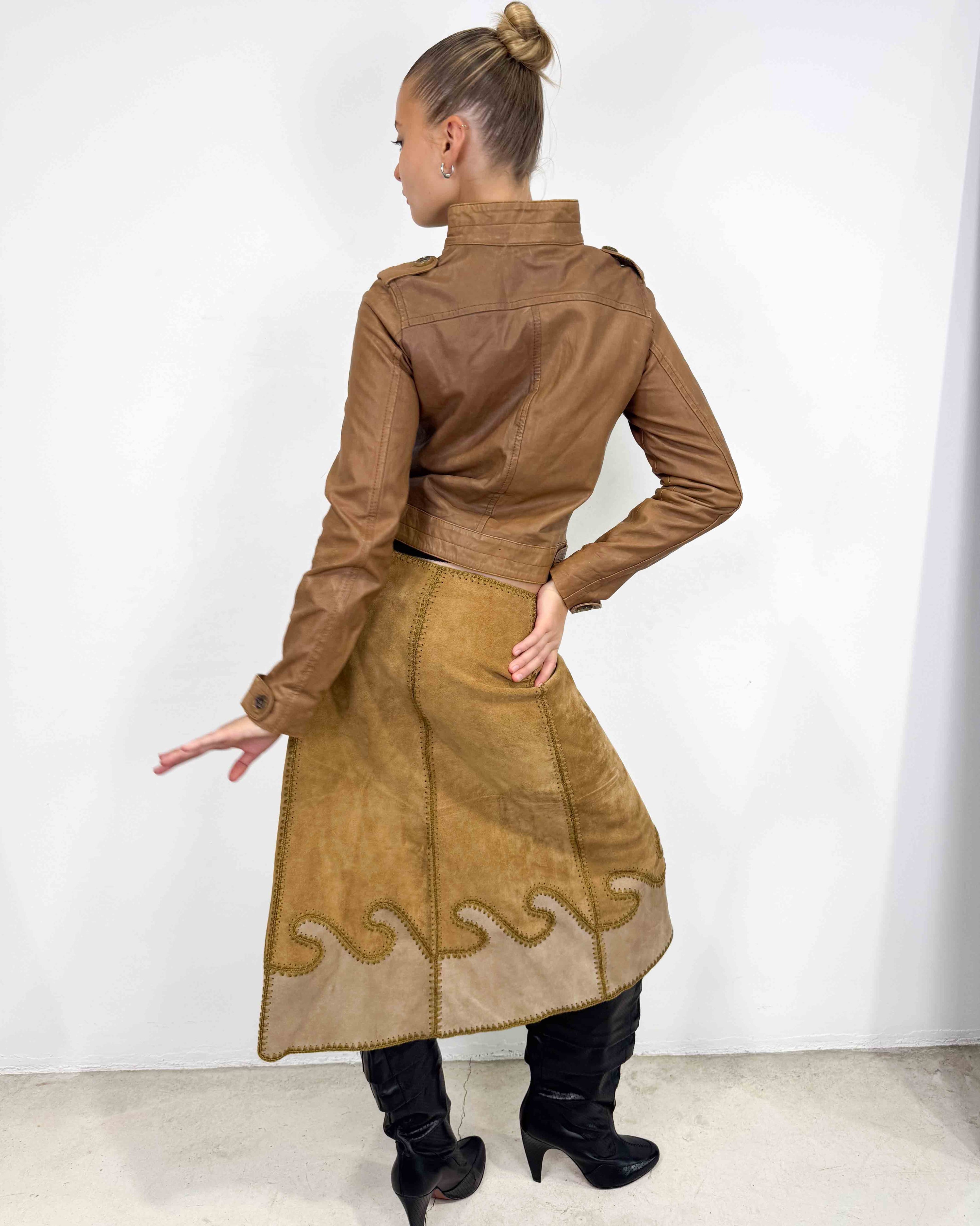 The fay leather jacket
