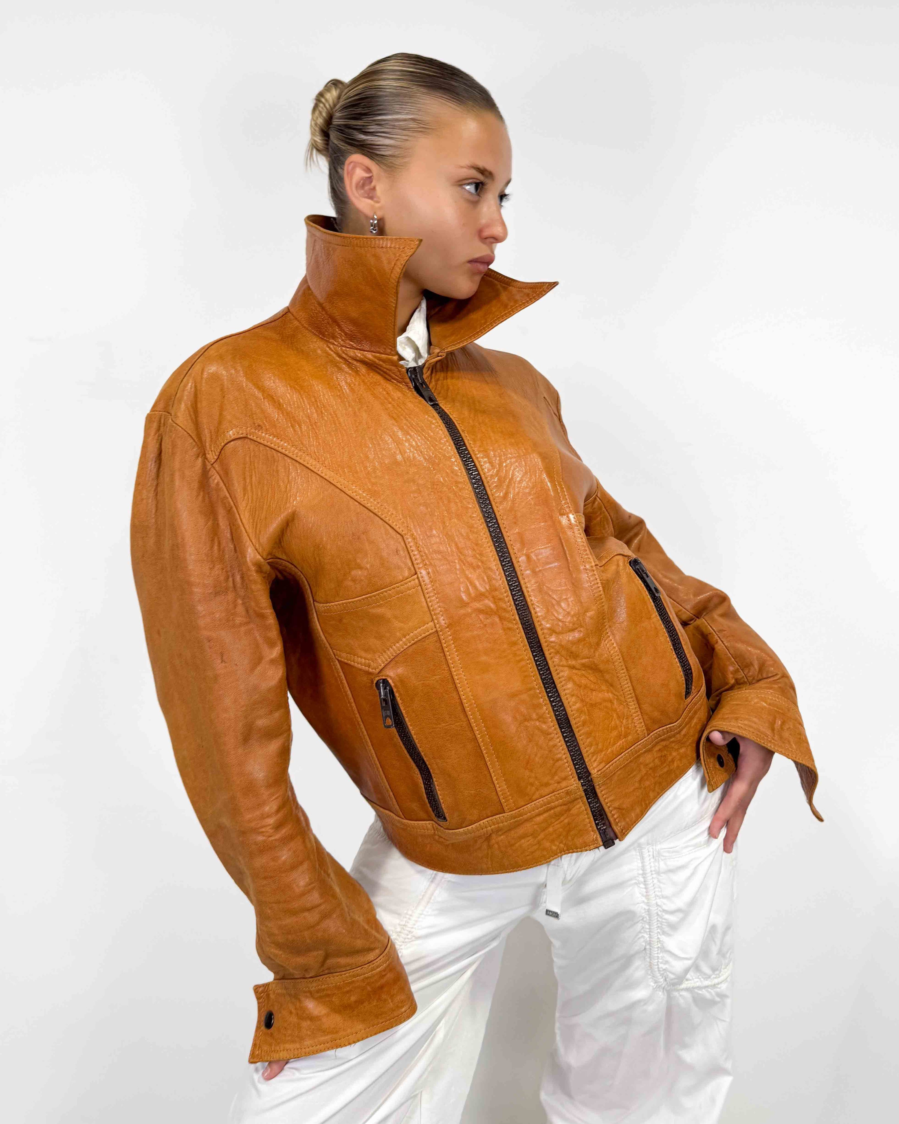 The virginia leather jacket
