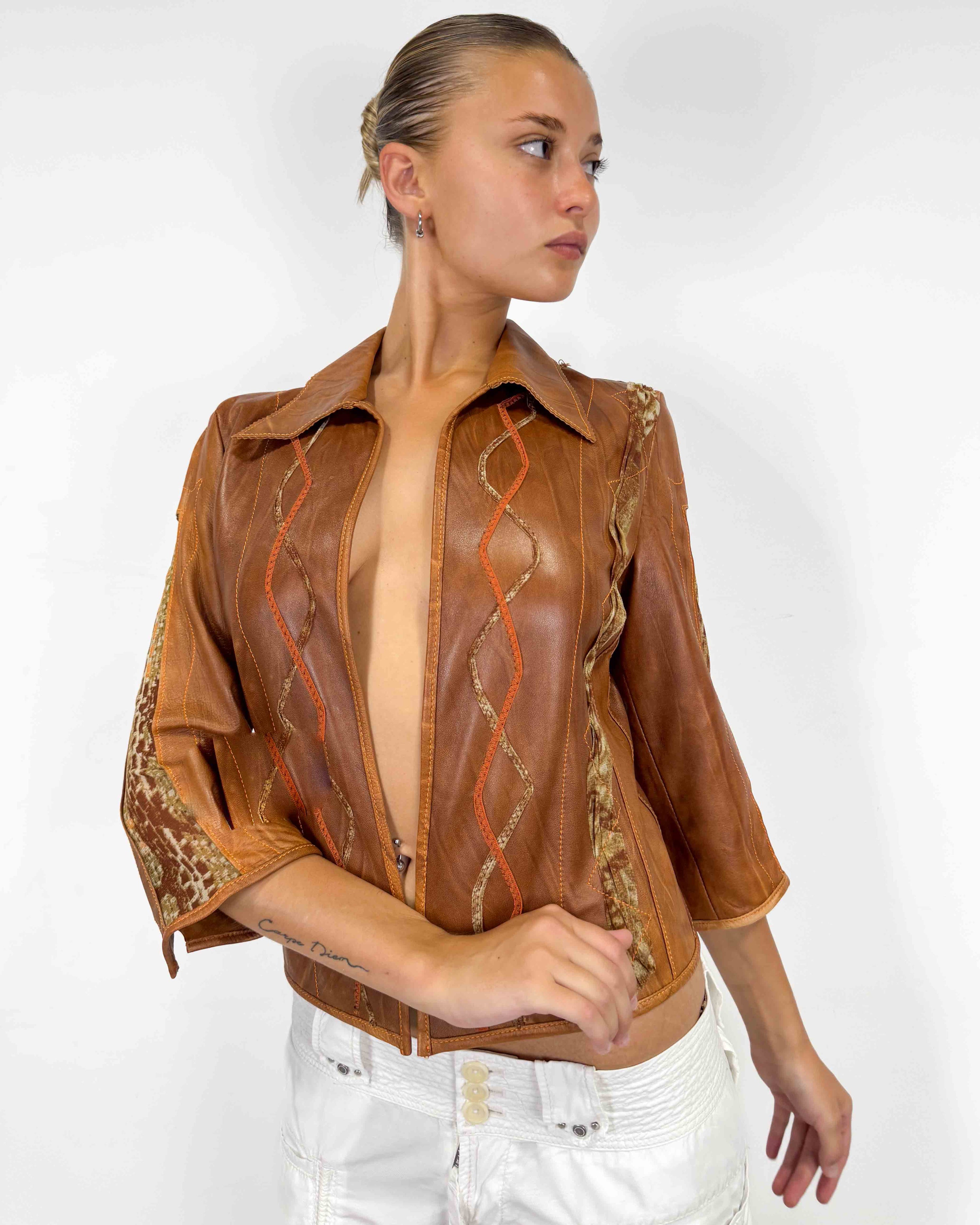 The claire leather jacket