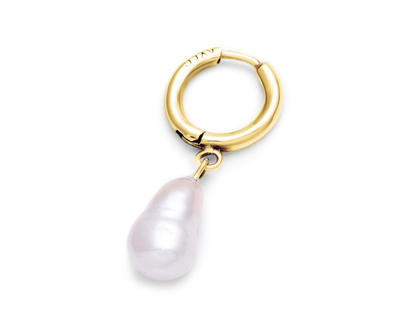 Loa hoop & baroque pearl