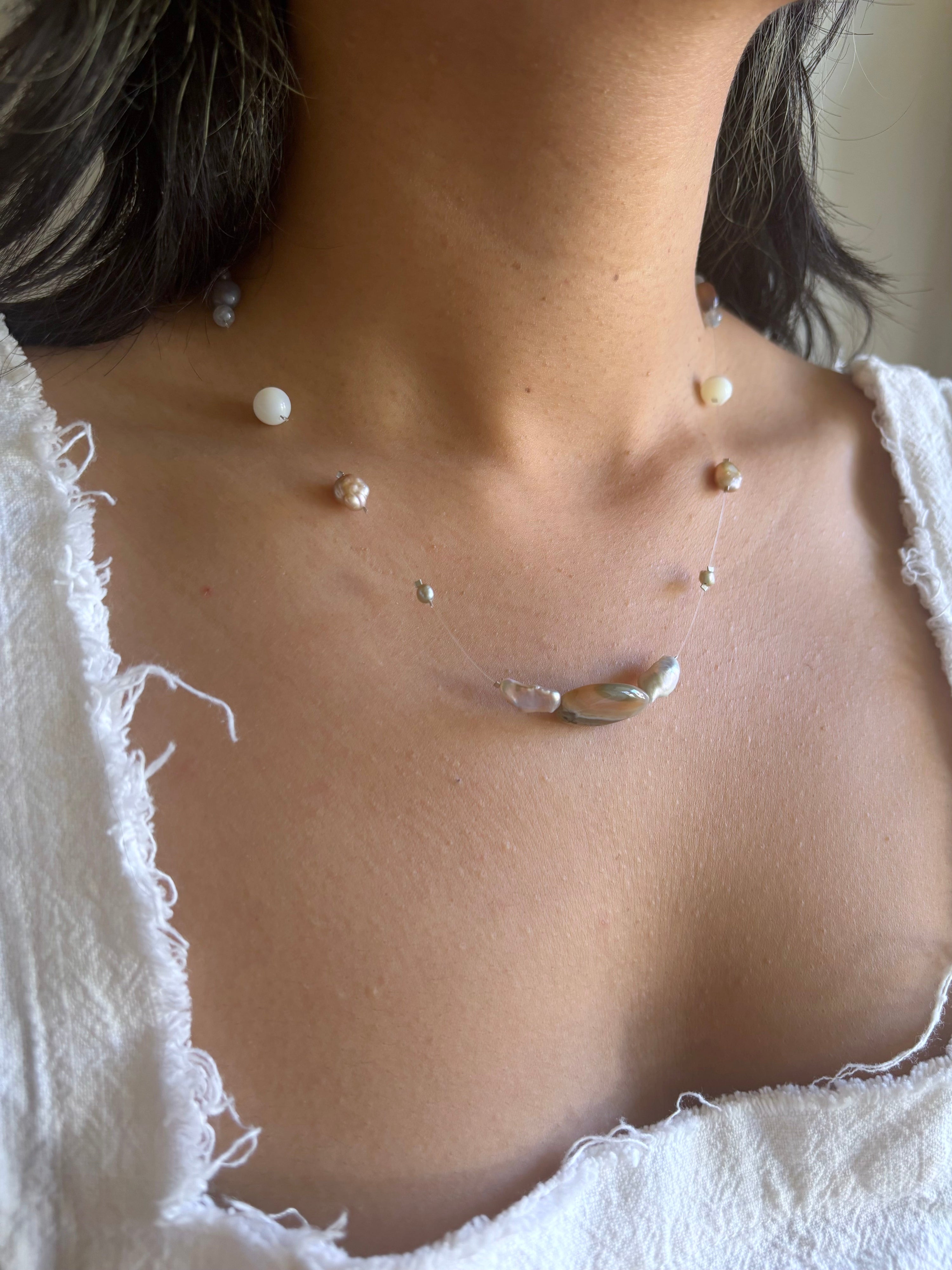 Tidal relic necklace - soft form ii
