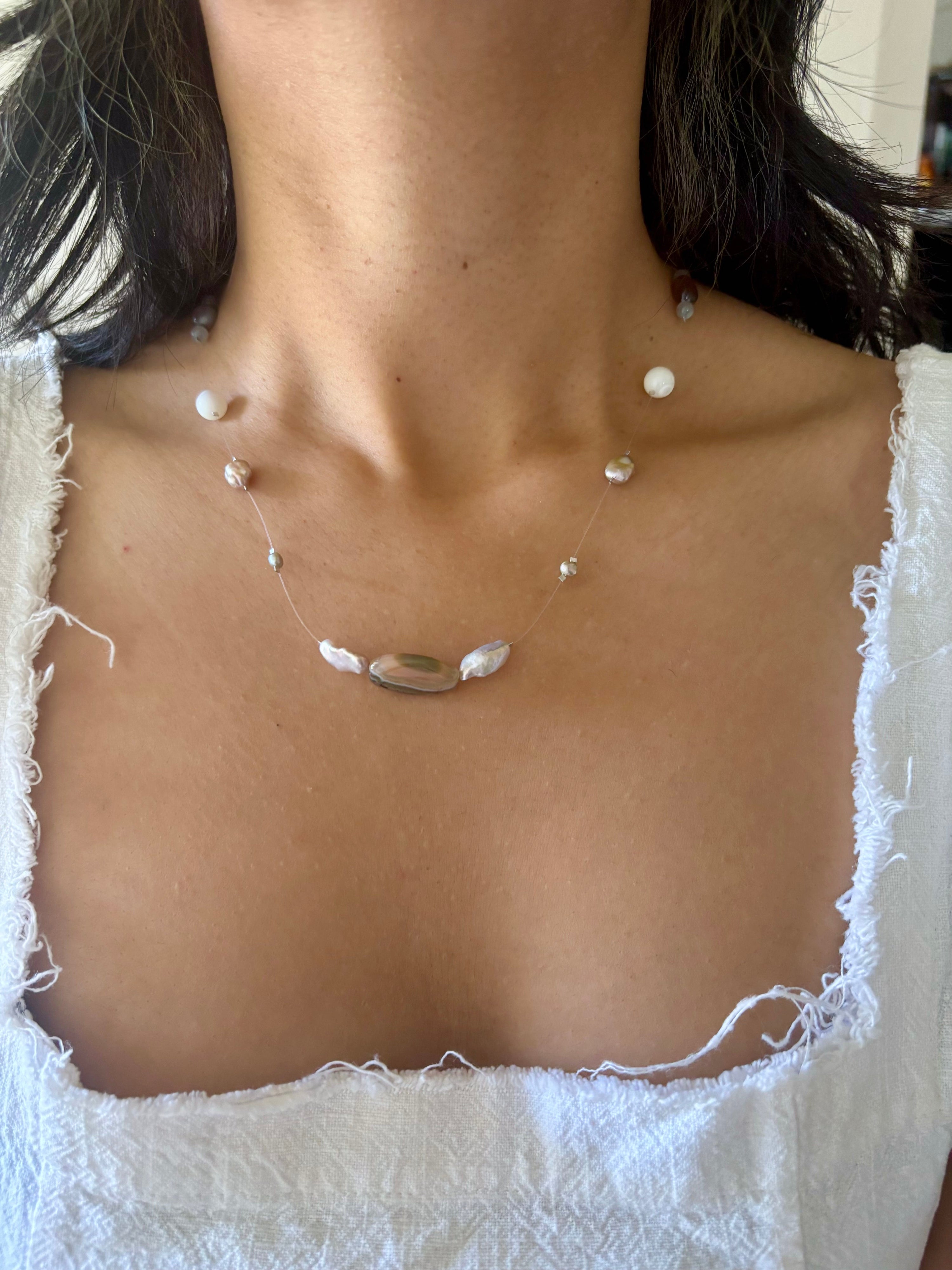 Tidal relic necklace - soft form ii