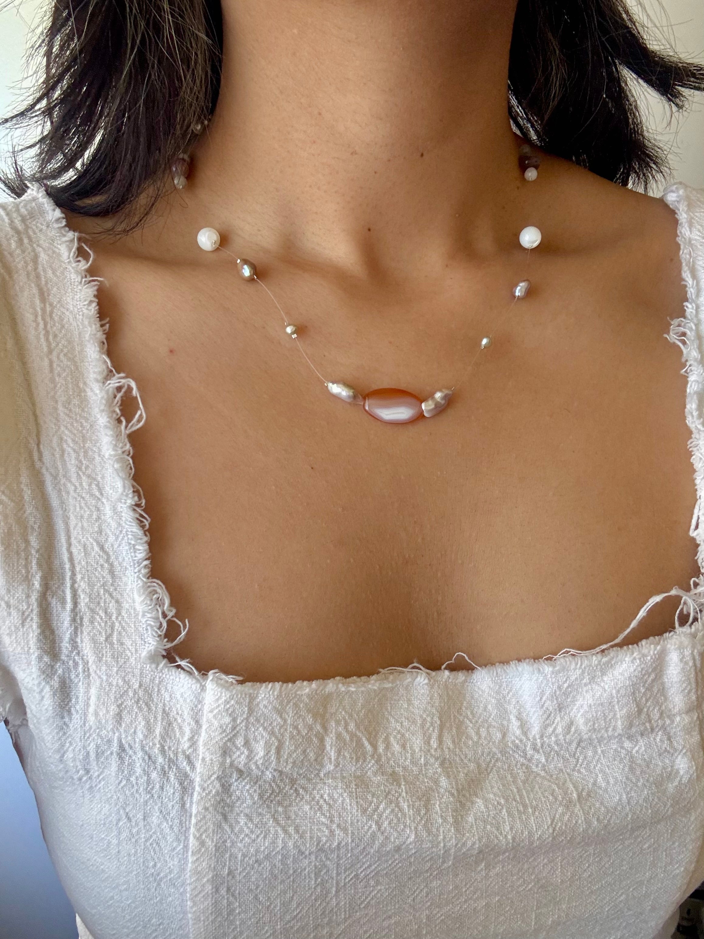 Tidal relic necklace - soft form i