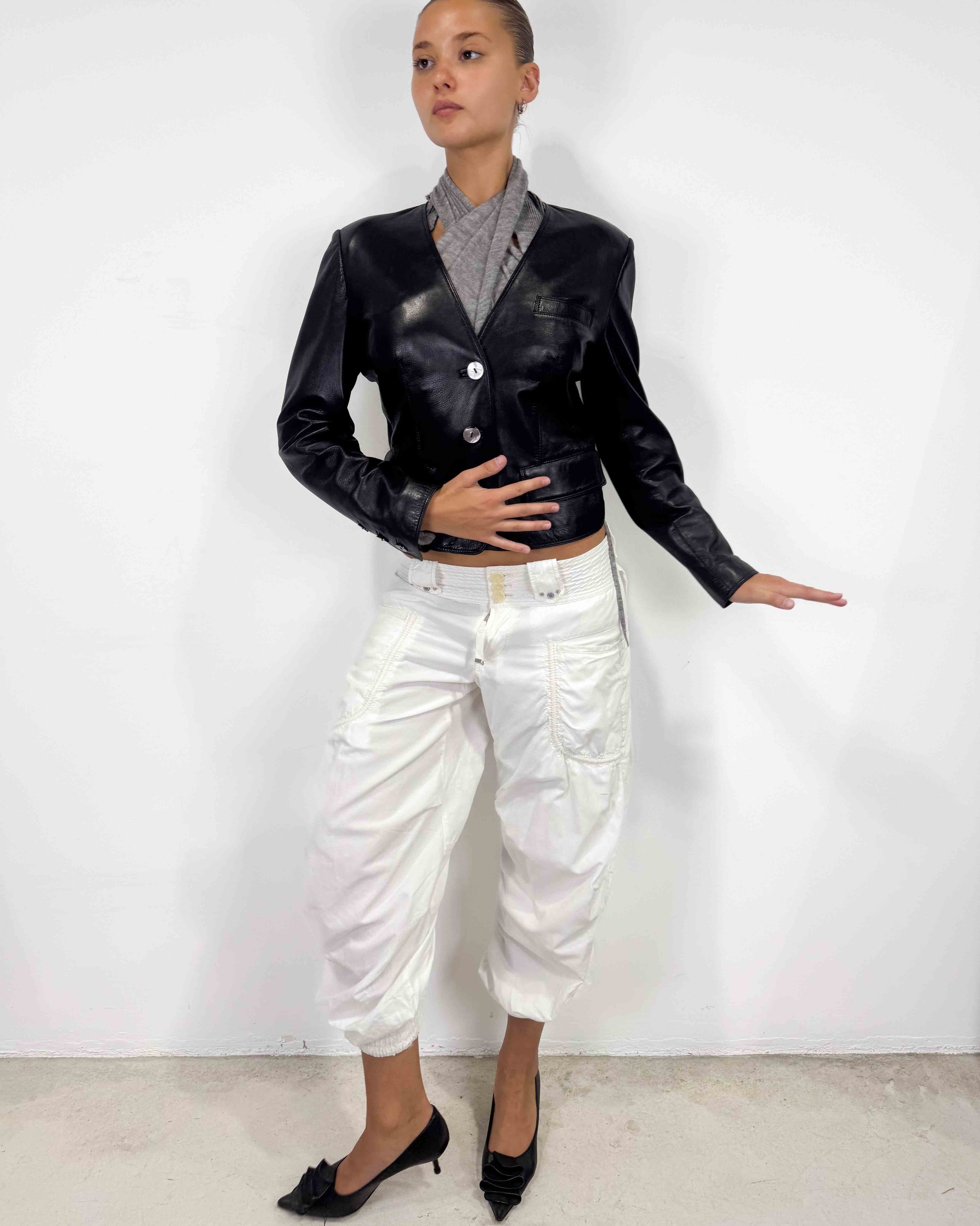 The chantal leather jacket