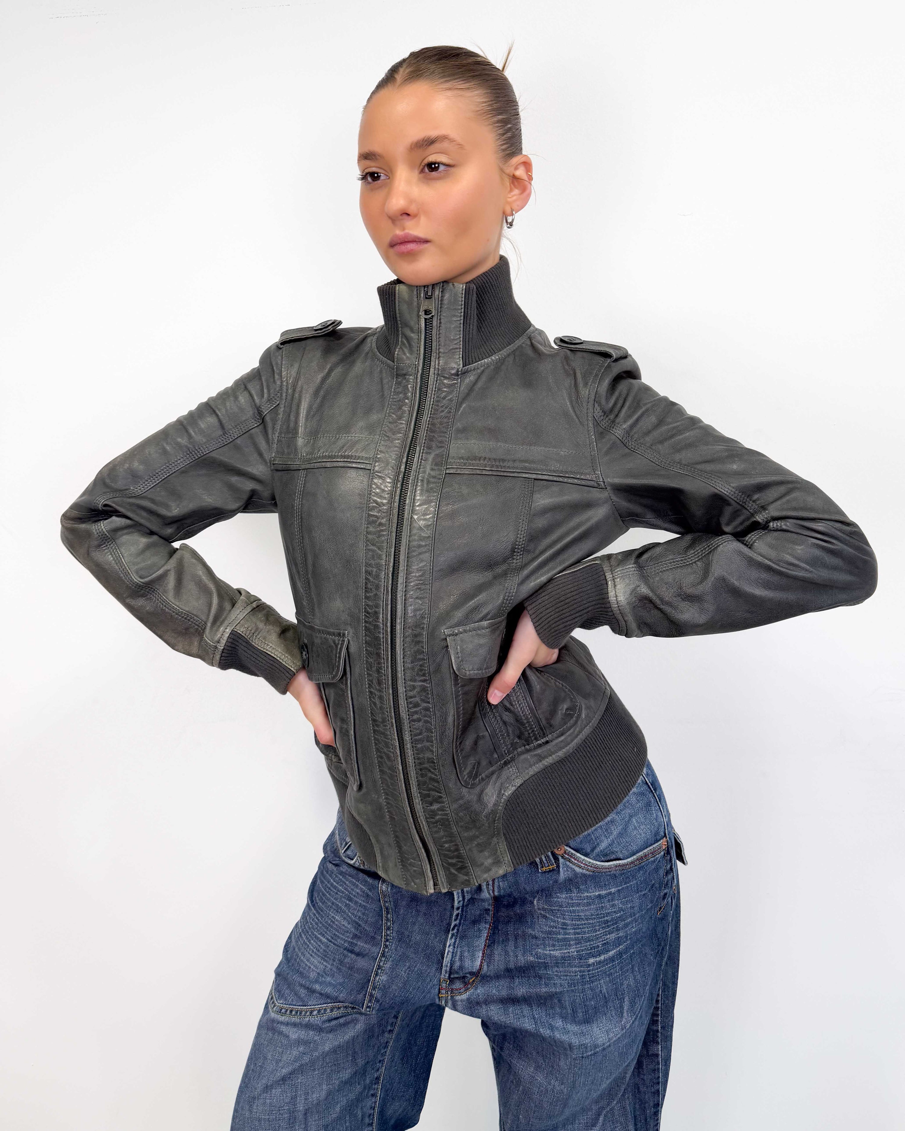 The vanja leather jacket