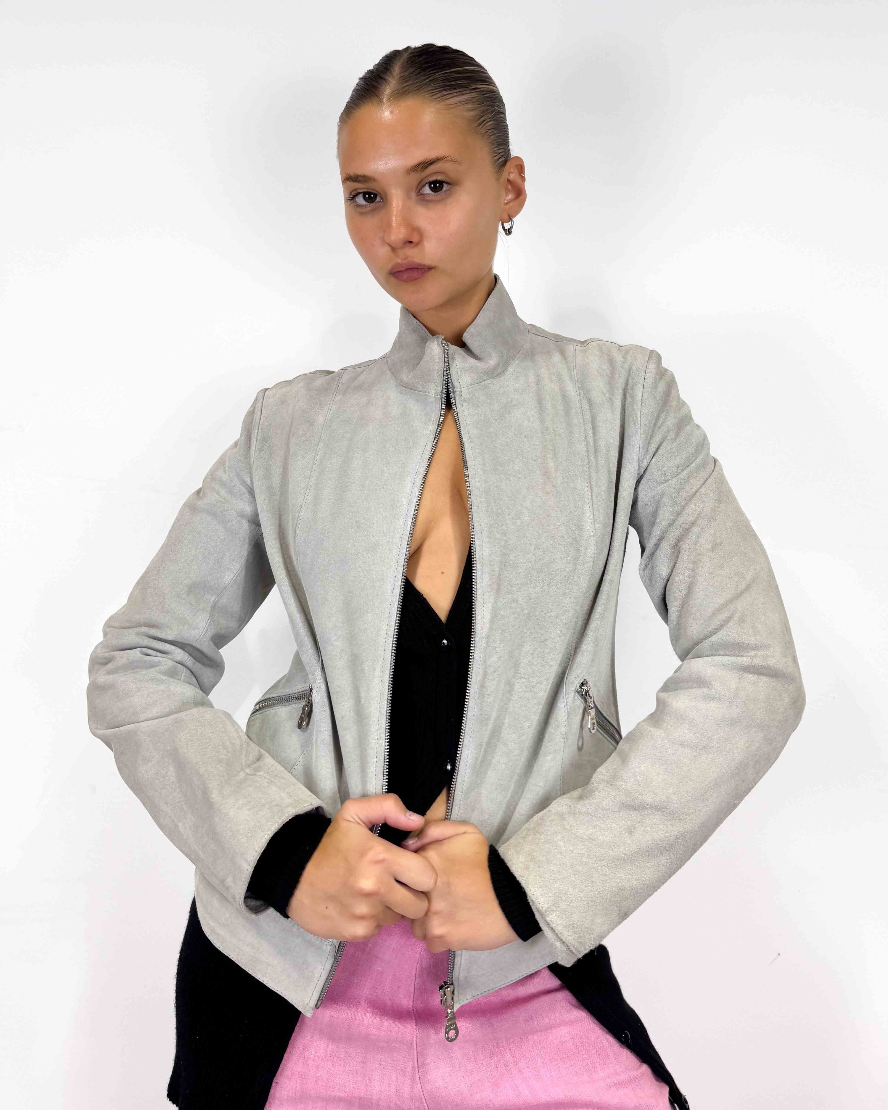 The jimena leather jacket