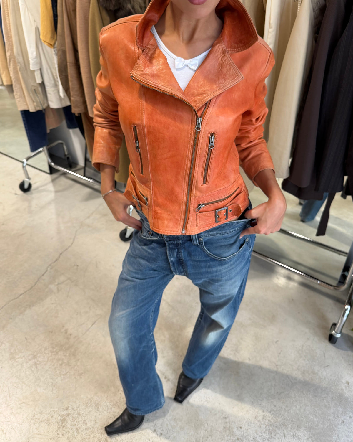 The ally leather jacket