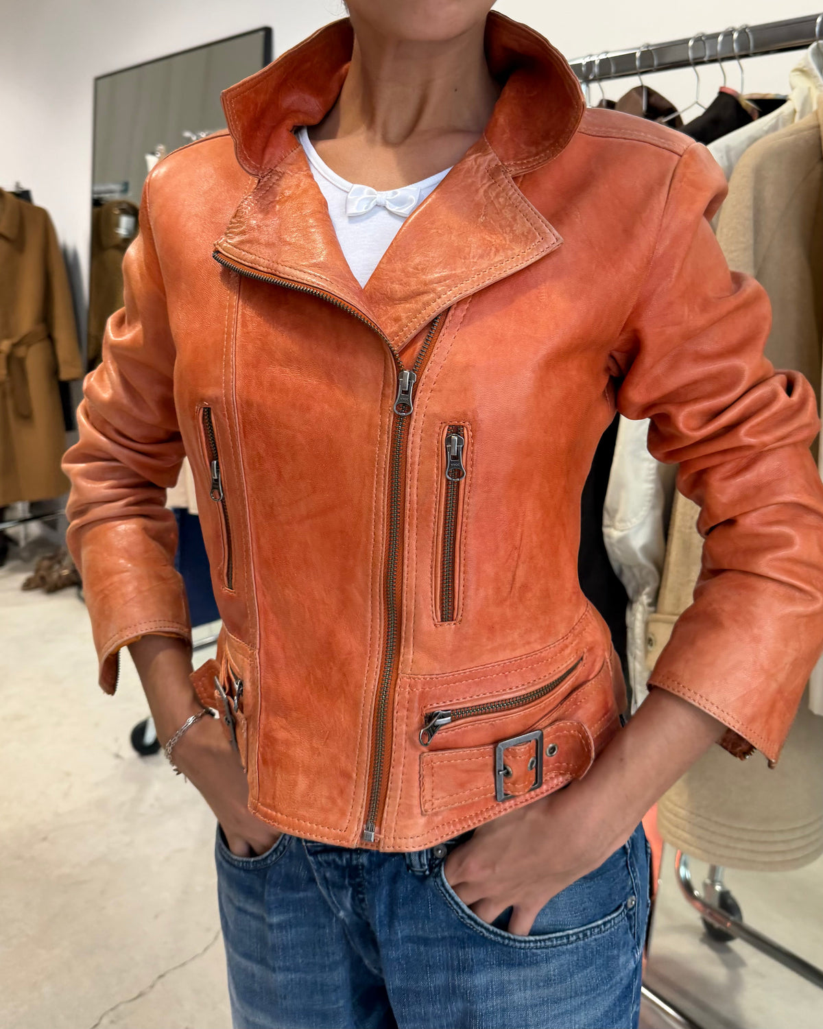 The ally leather jacket