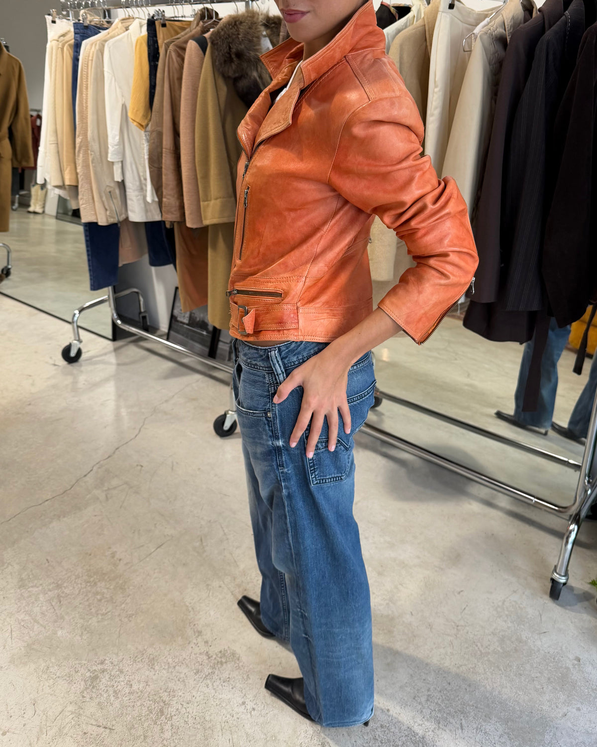 The ally leather jacket