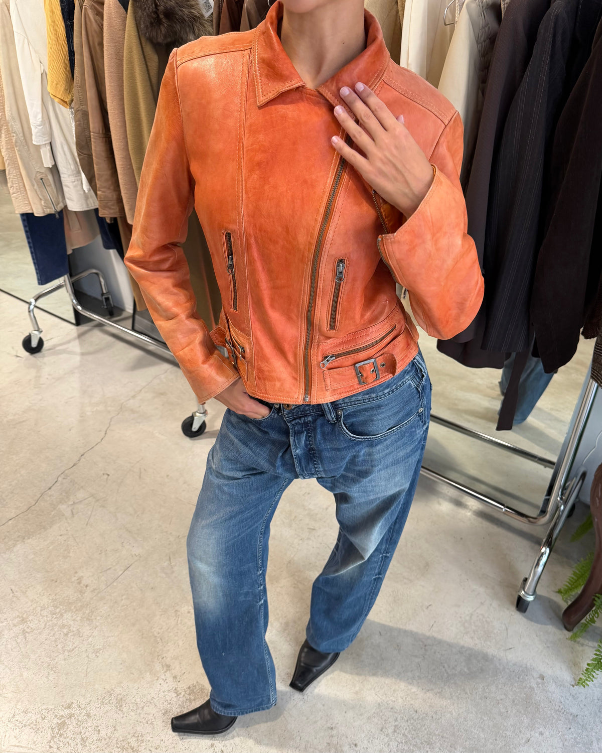 The ally leather jacket