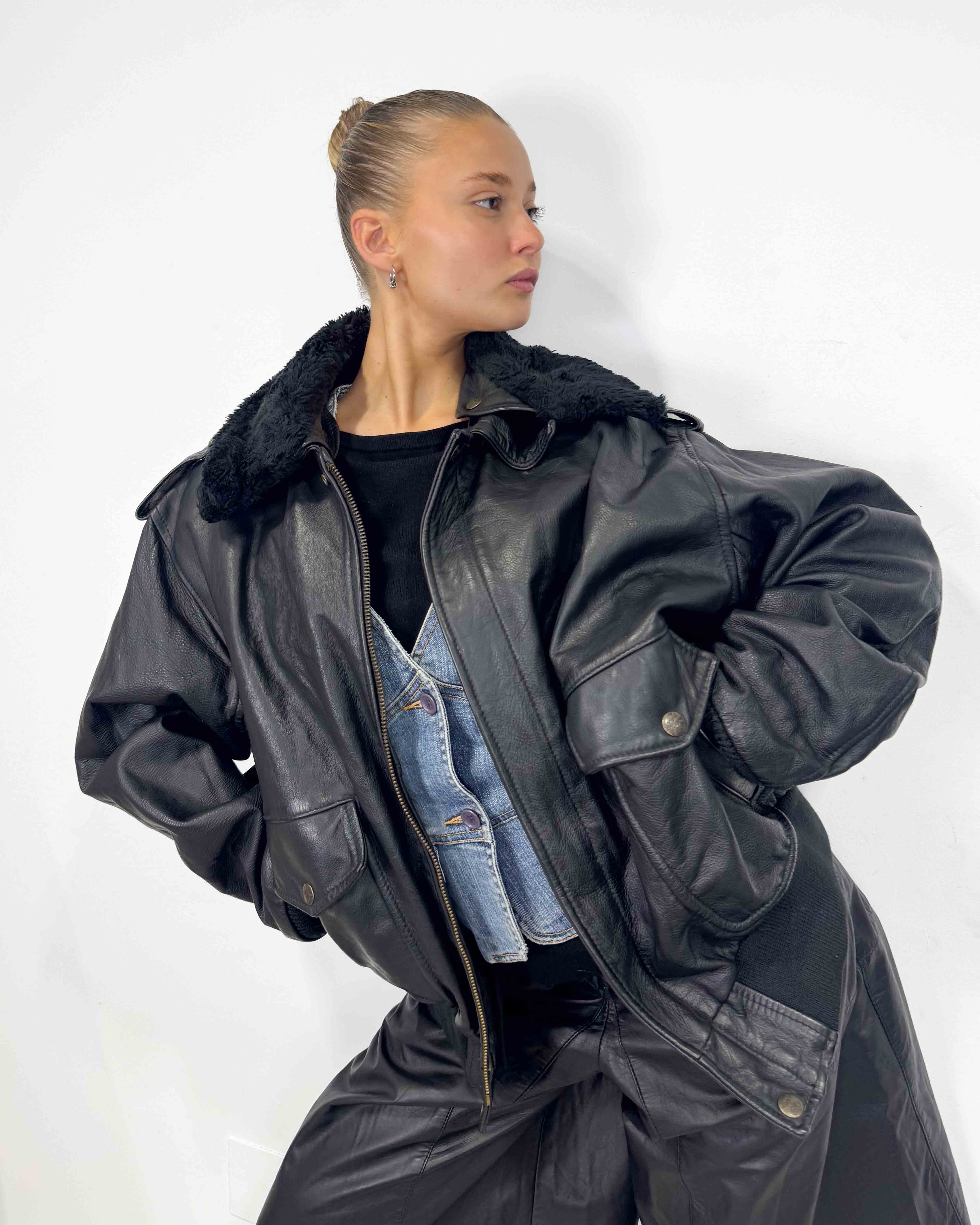 The olivia leather jacket