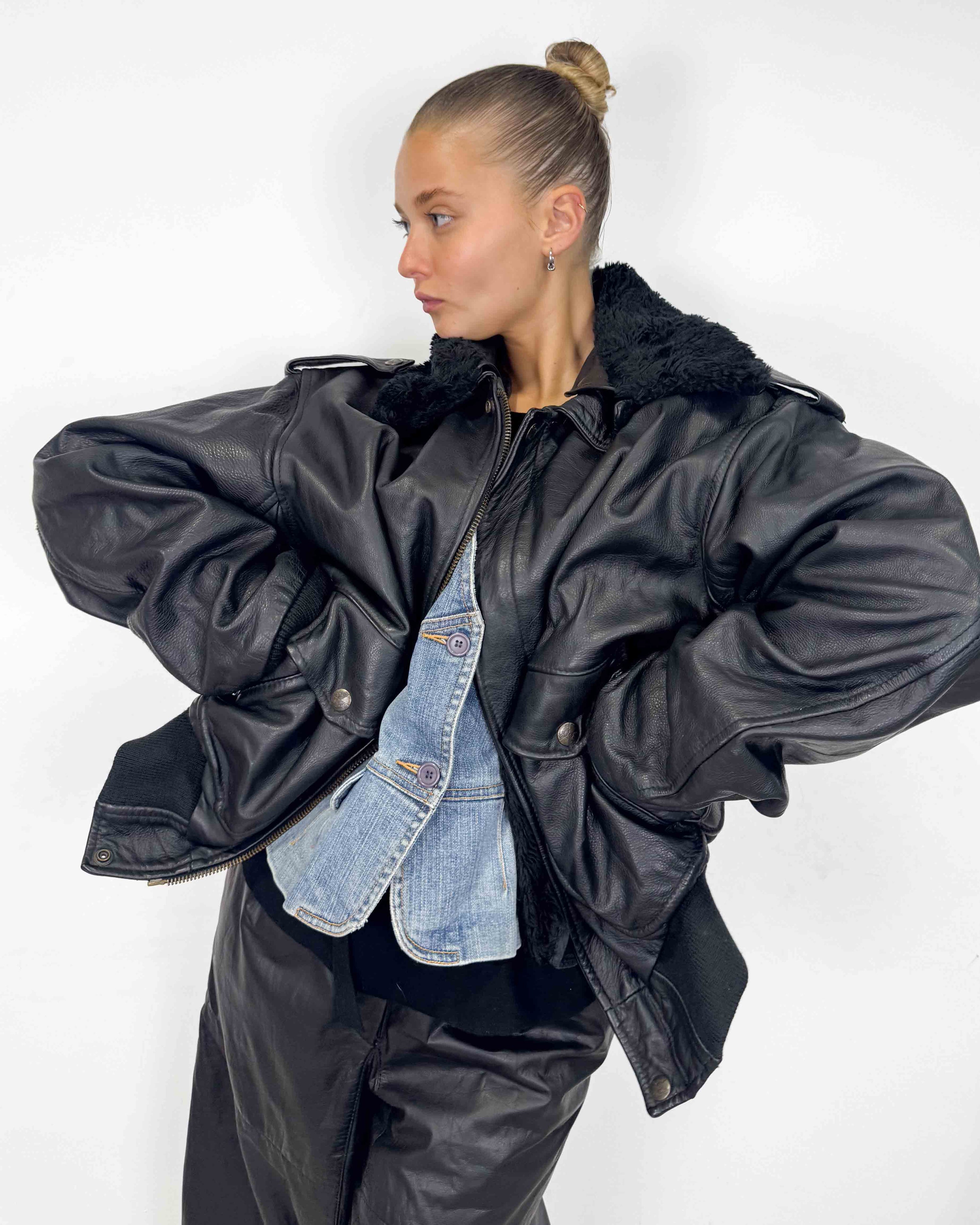 The olivia leather jacket